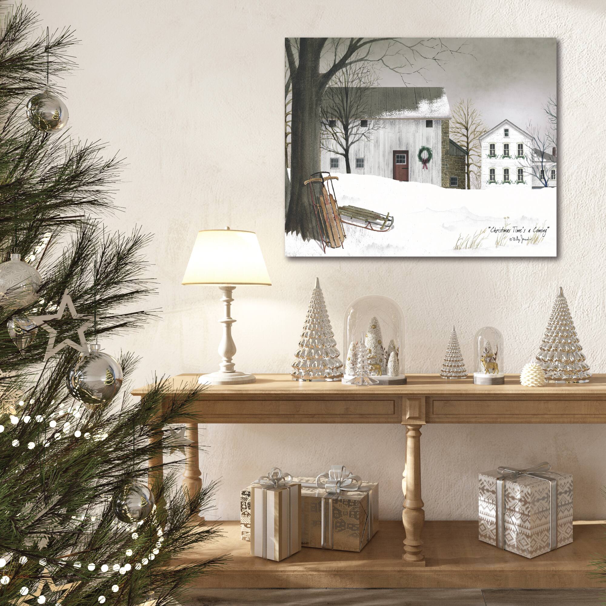 Courtside Market® Go Sledding Gallery-Wrapped Canvas Wall Art