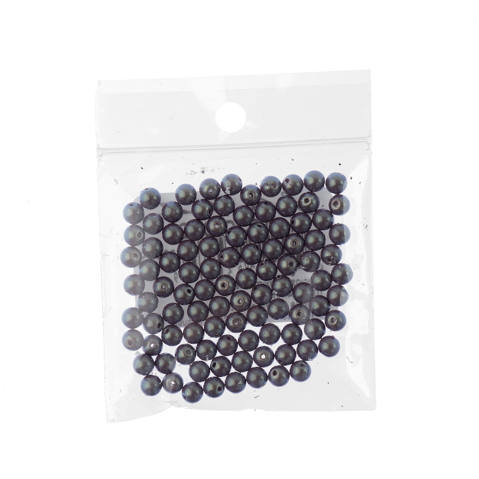 Preciosa Maxima 4mm Pearlescent Glass Nacre Pearls, 100ct.