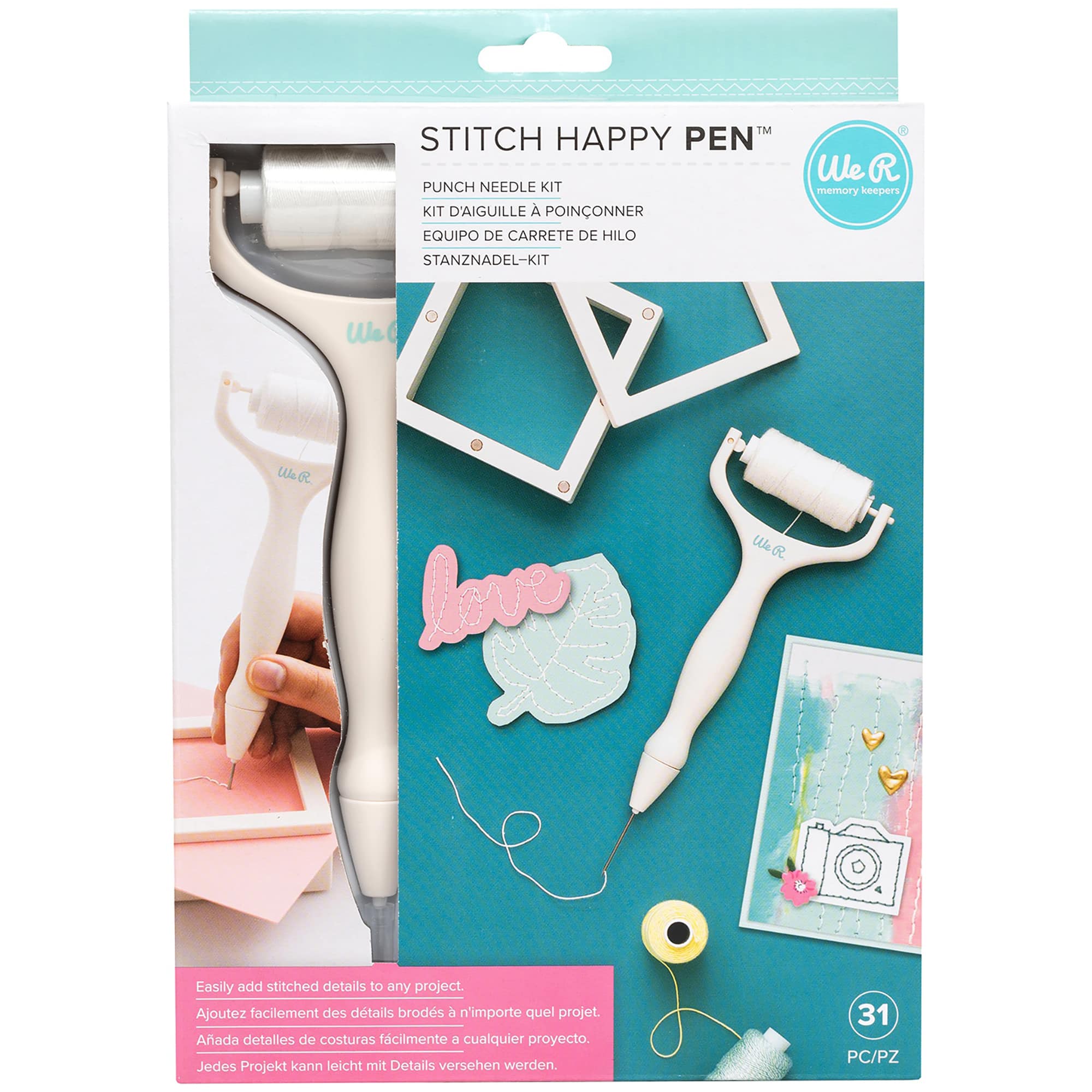 We R Memory Keepers® Stitch Happy Pen™ Punch Needle Kit