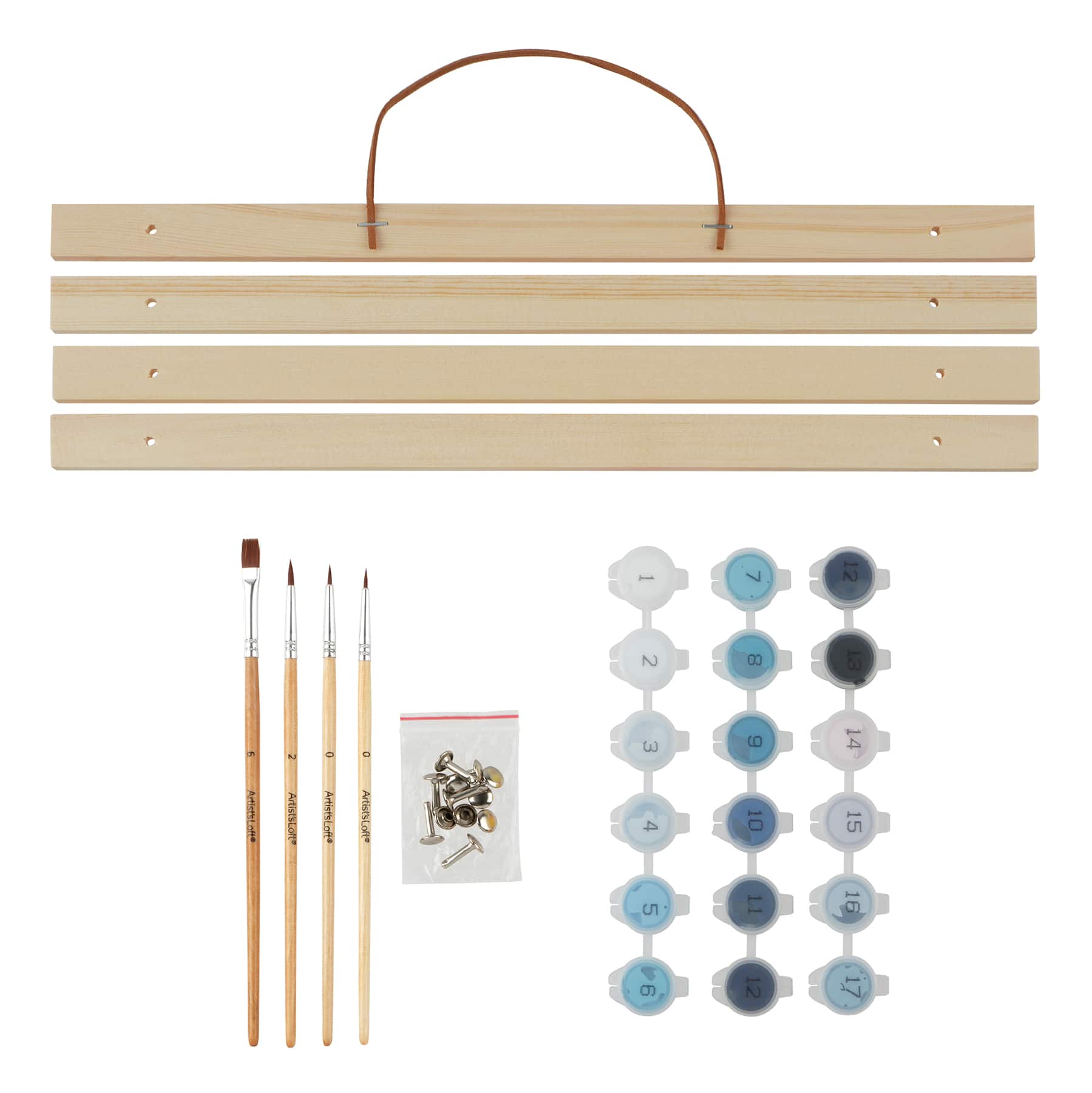 11" x 14" Reindeer & Sleigh Paint-by-Number Kit by Artist's Loft®