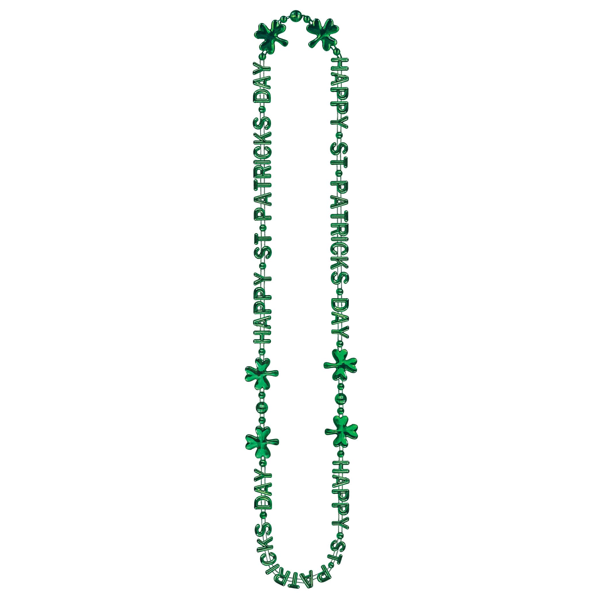 Beistle 36" St. Patrick's Day Beads-Of-Expression, 4ct.