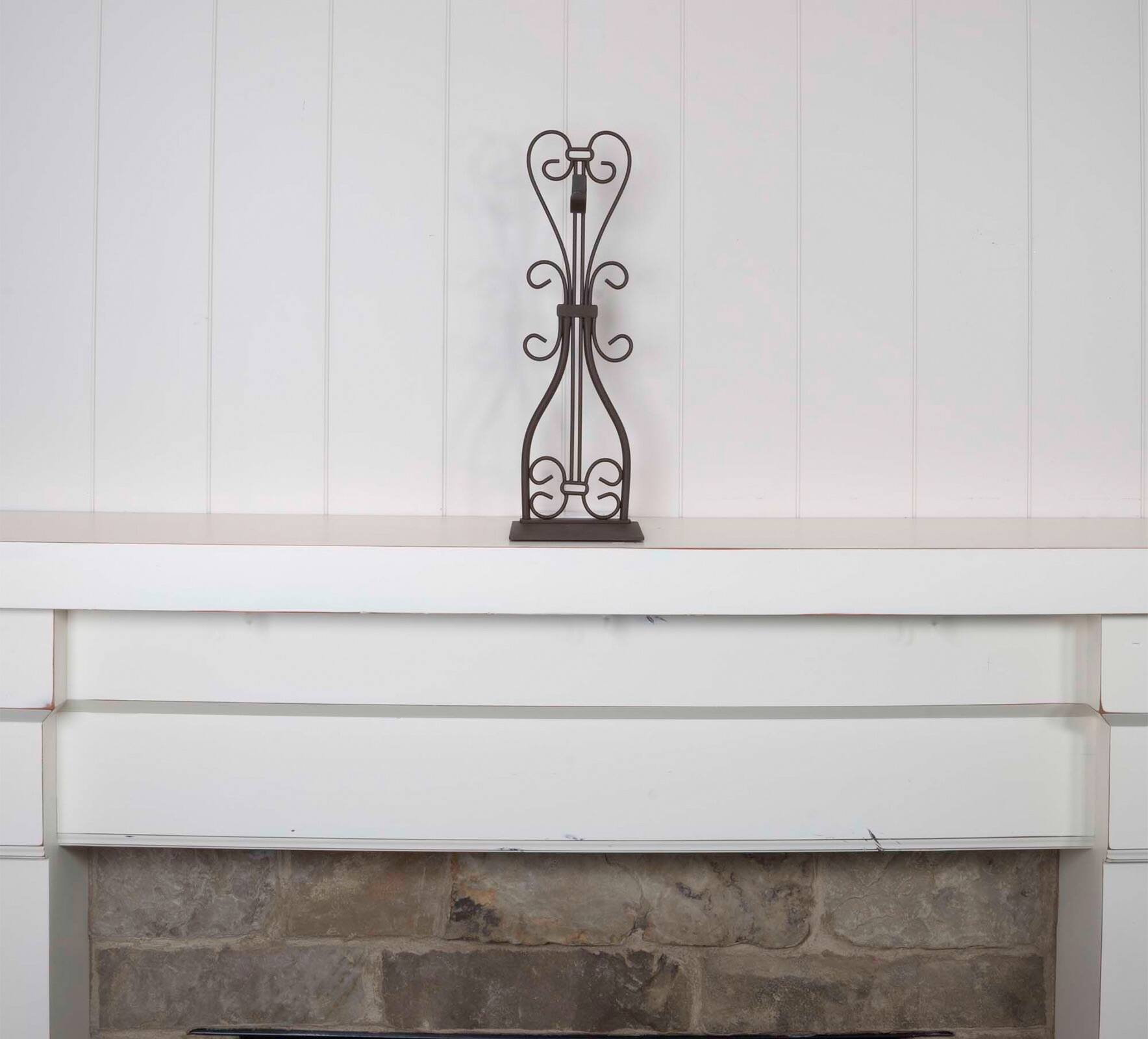 Village Lighting Elegant Adjustable Fireplace Mantle Wreath Hanger