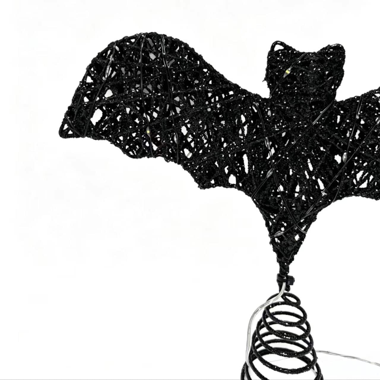 9" LED Black Bat Tree Topper by Ashland®
