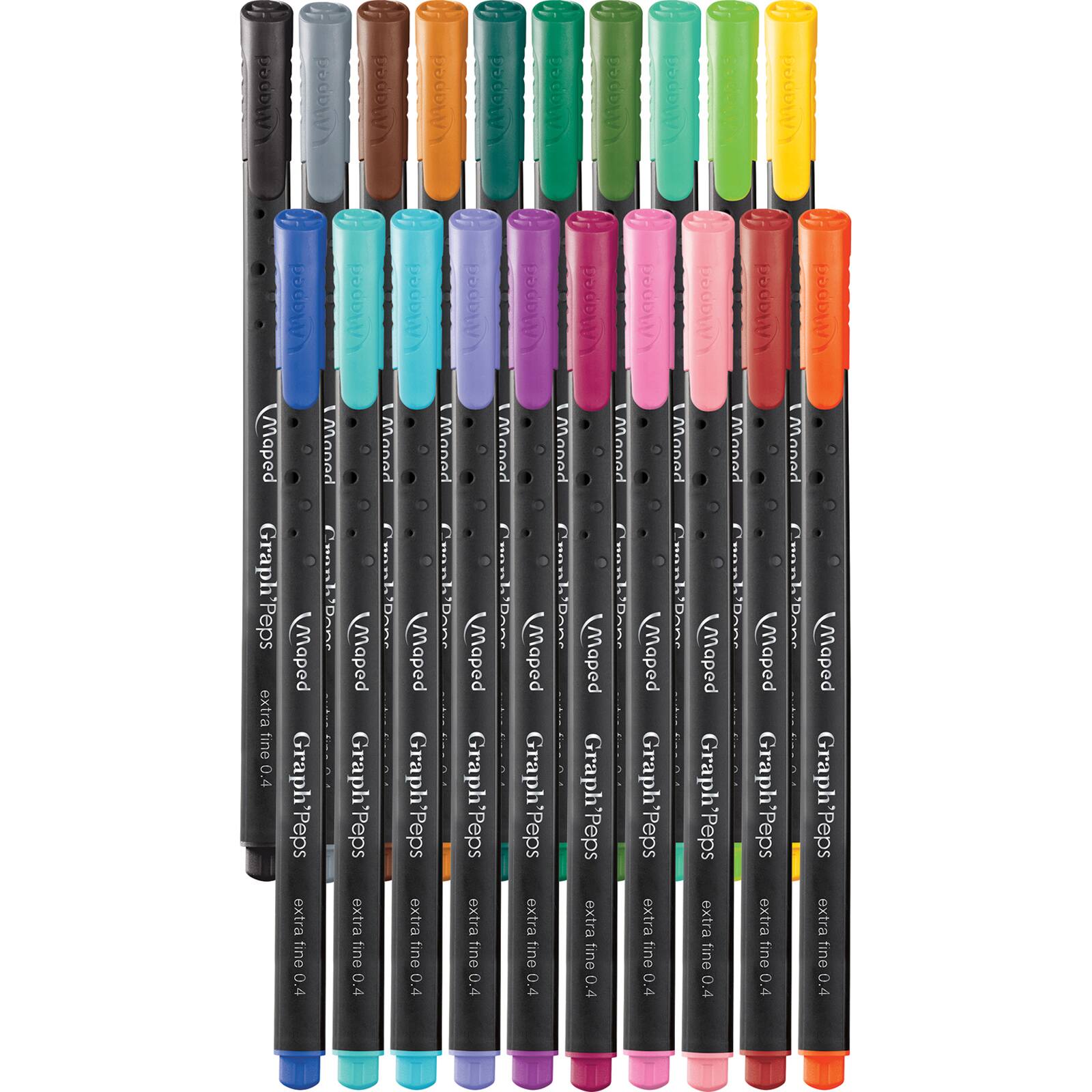 Maped® Graph'Peps 0.4mm Fineliner Pens, 20ct.