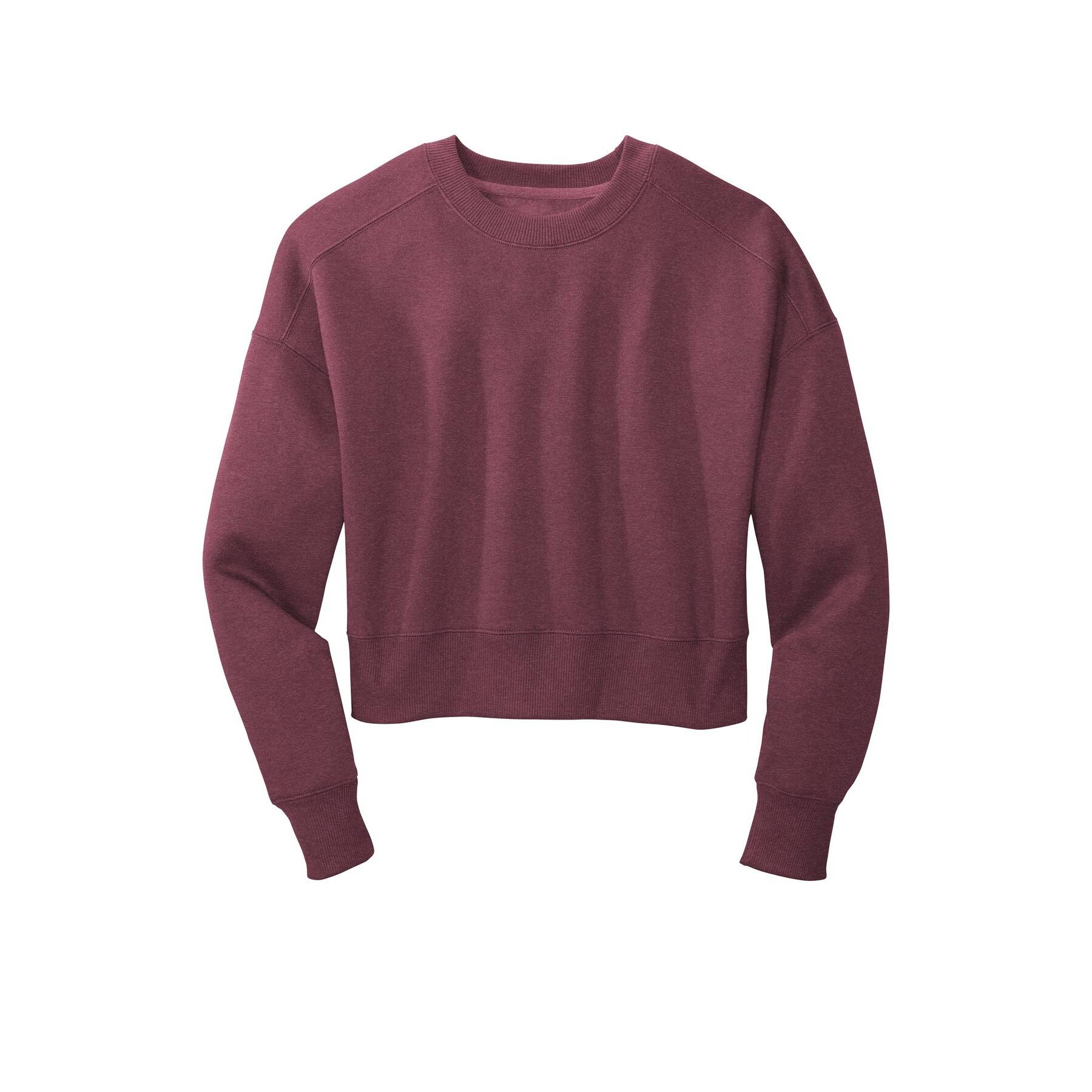 District® Women's Perfect Weight® Fleece Cropped Crew Sweatshirt