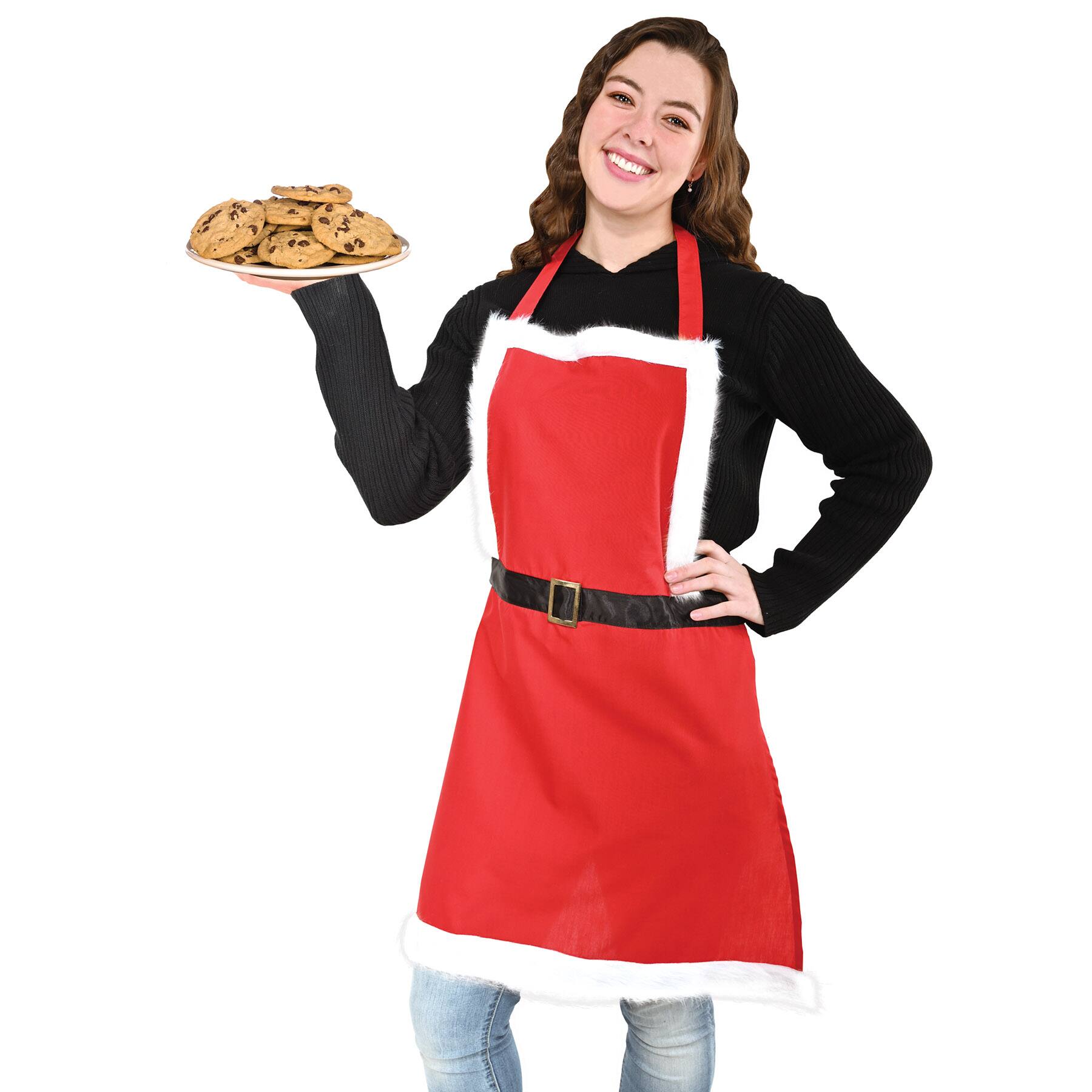 Beistle Mrs. Claus Fabric Novelty Apron