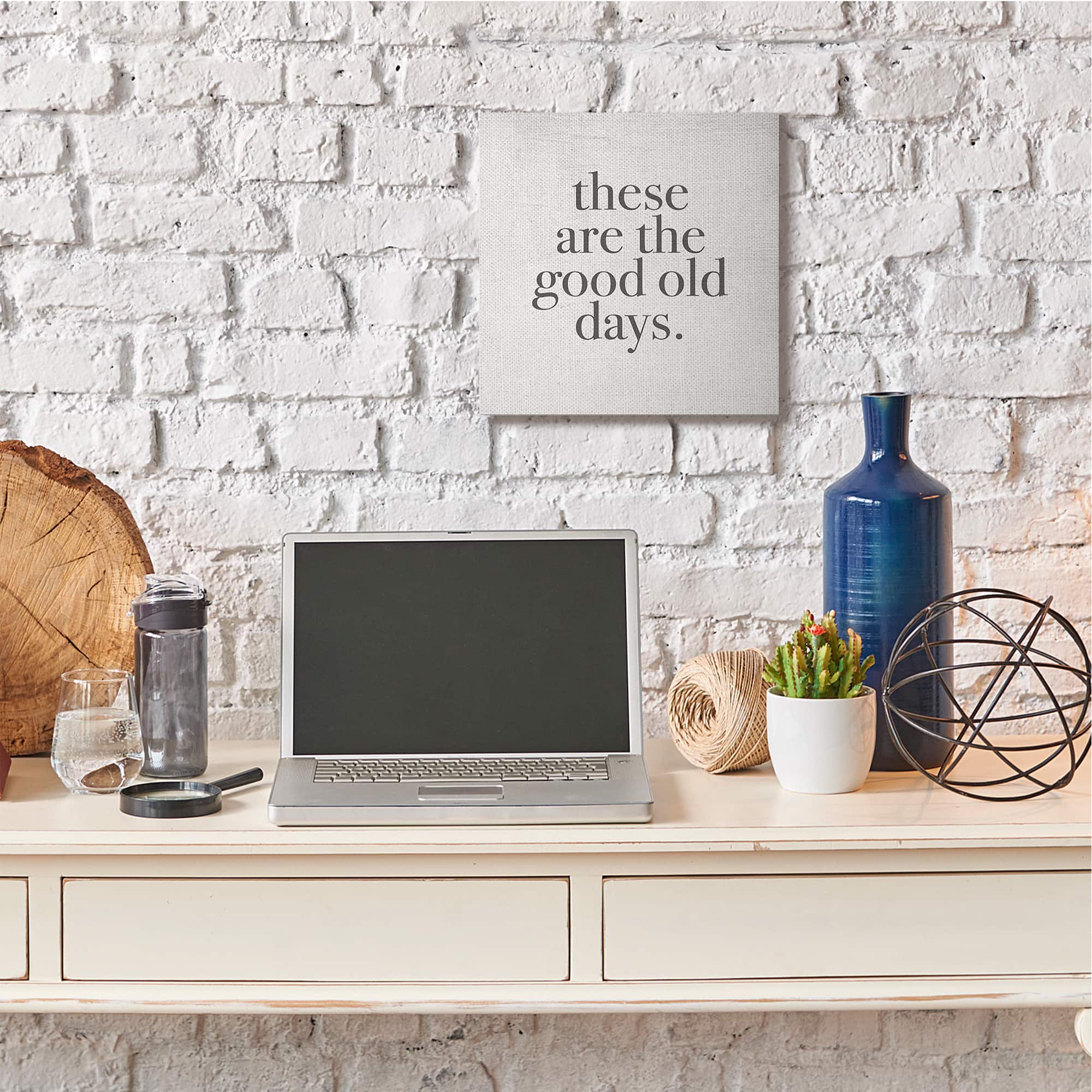 Stupell Industries These Are The Good Old Days Family Home Word Design Canvas Wall Art