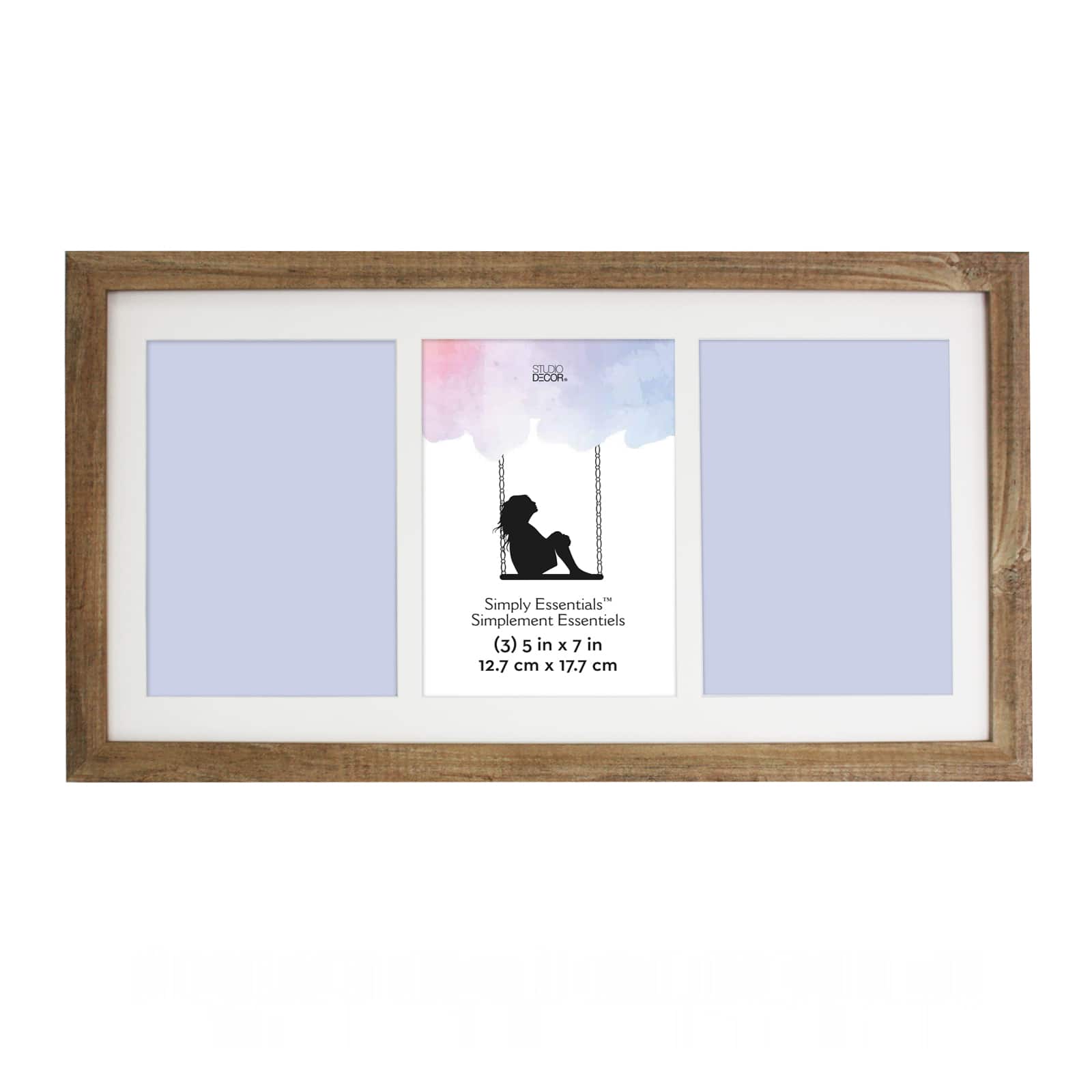 Simply Essentials™ 3 Opening 5" x 7" Natural Collage Frame by Studio Décor®