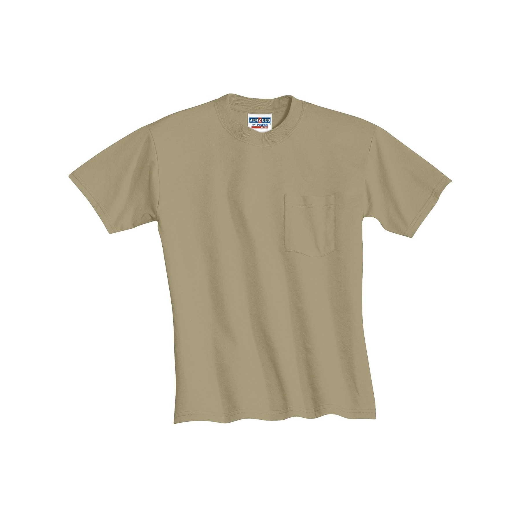 JERZEES® DRI-POWER® 50/50 Cotton/Poly Pocket T-Shirt