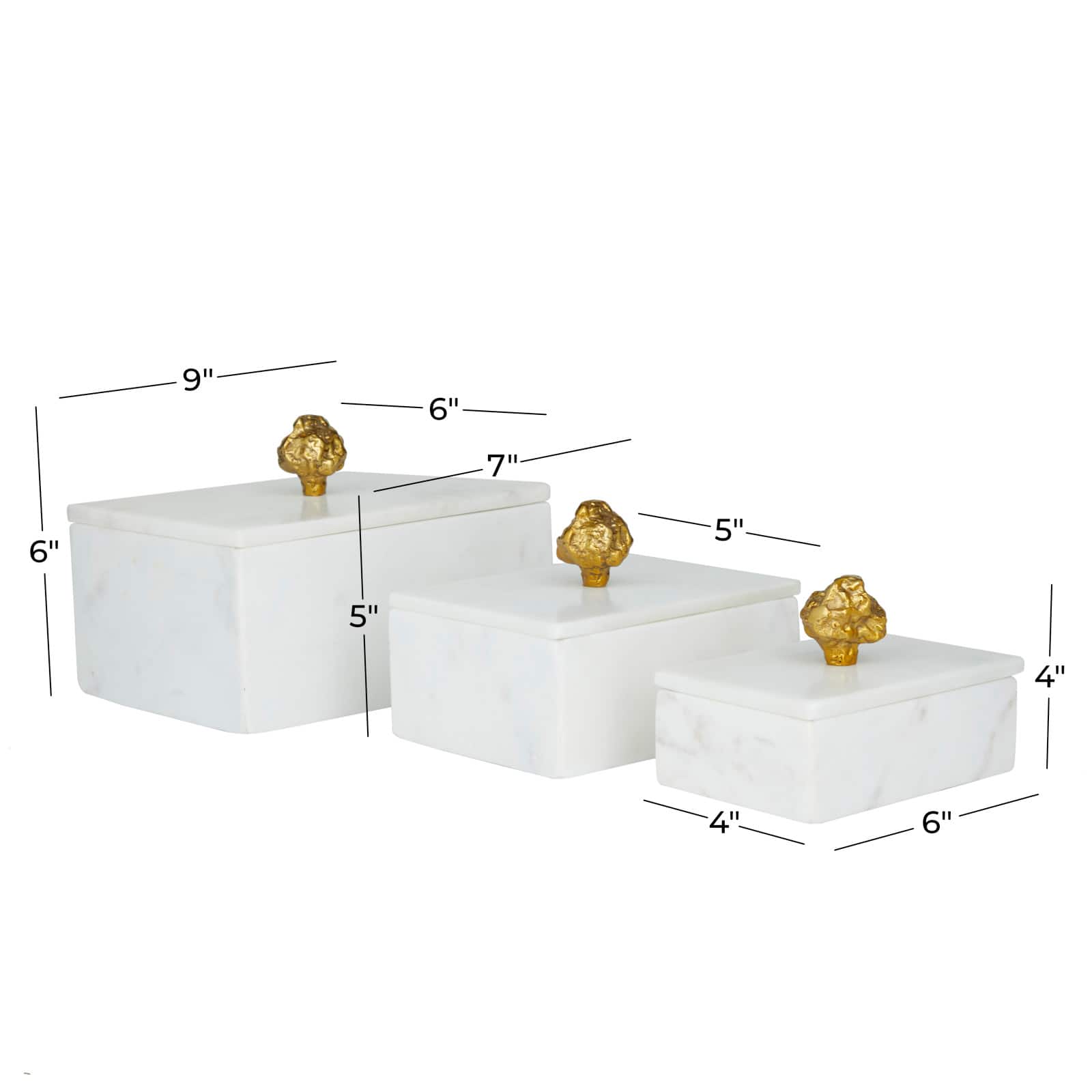 White Marble Glam Box Set