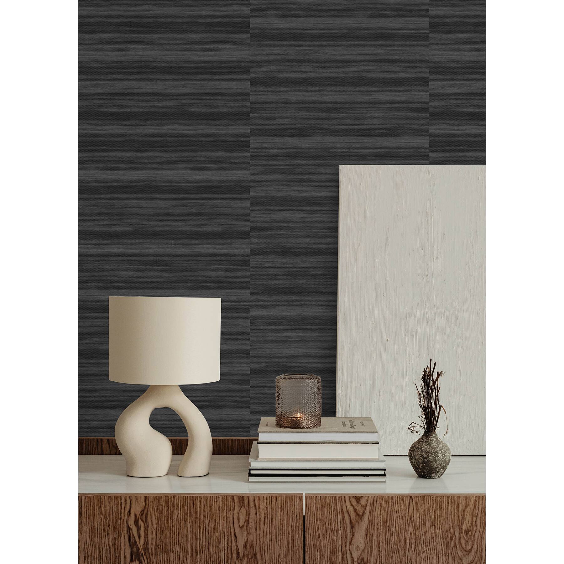 RoomMates Mr. Kate Stella Grasscloth Peel & Stick Wallpaper