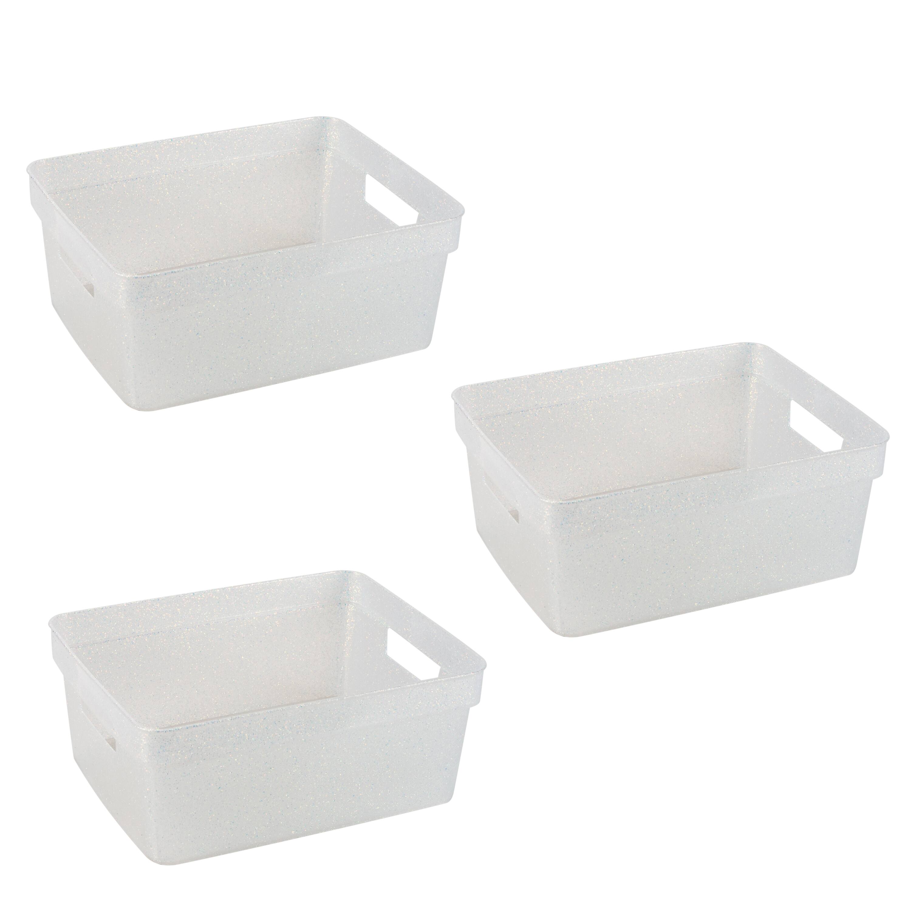 Simplify Small Glitter Totes, 3ct.