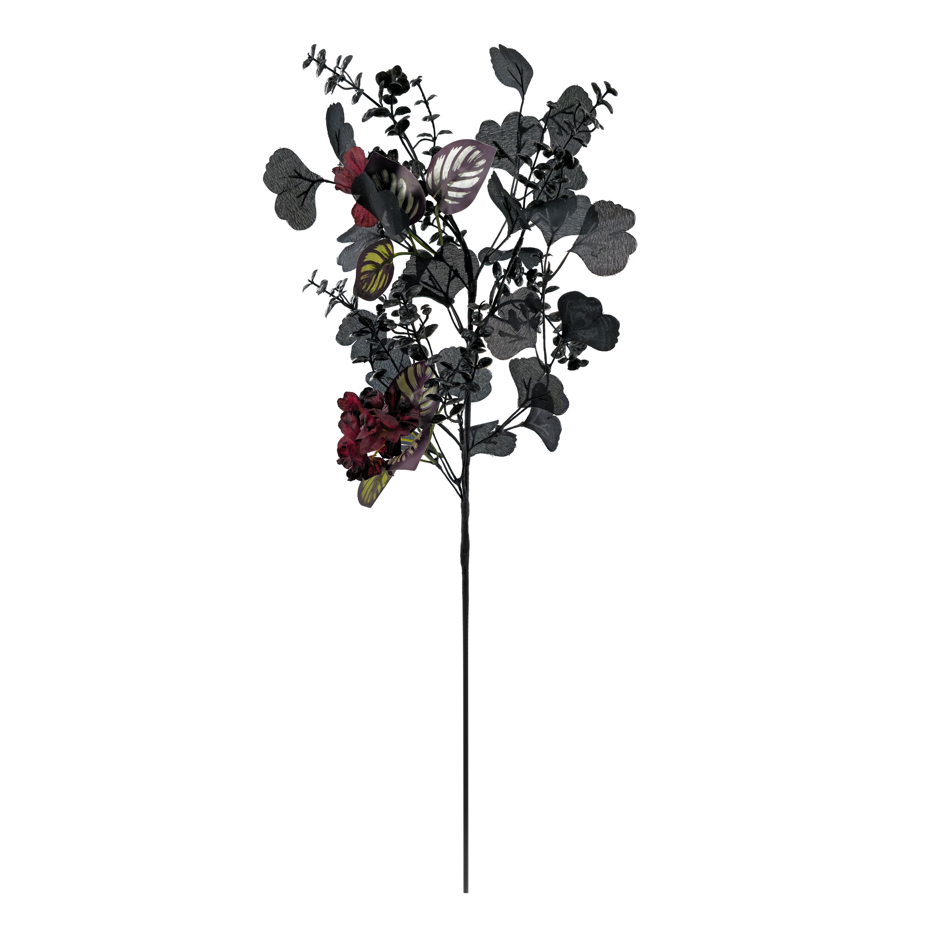 28" Burgundy Hydrangea & Leaves Mix Stem by Ashland®