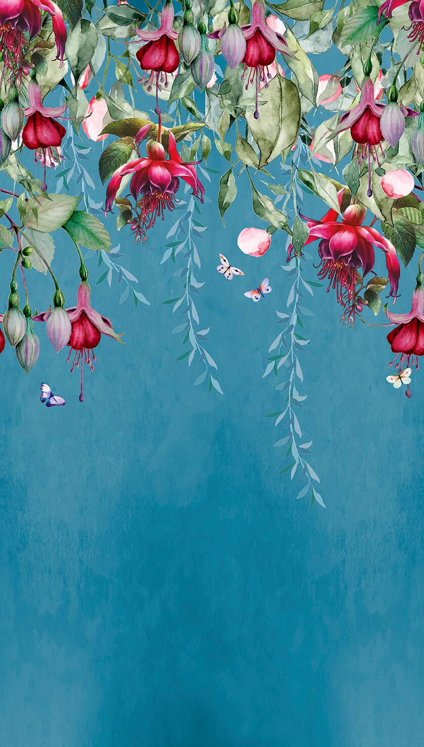 Designs Direct Hanging Blooms Wall Mural