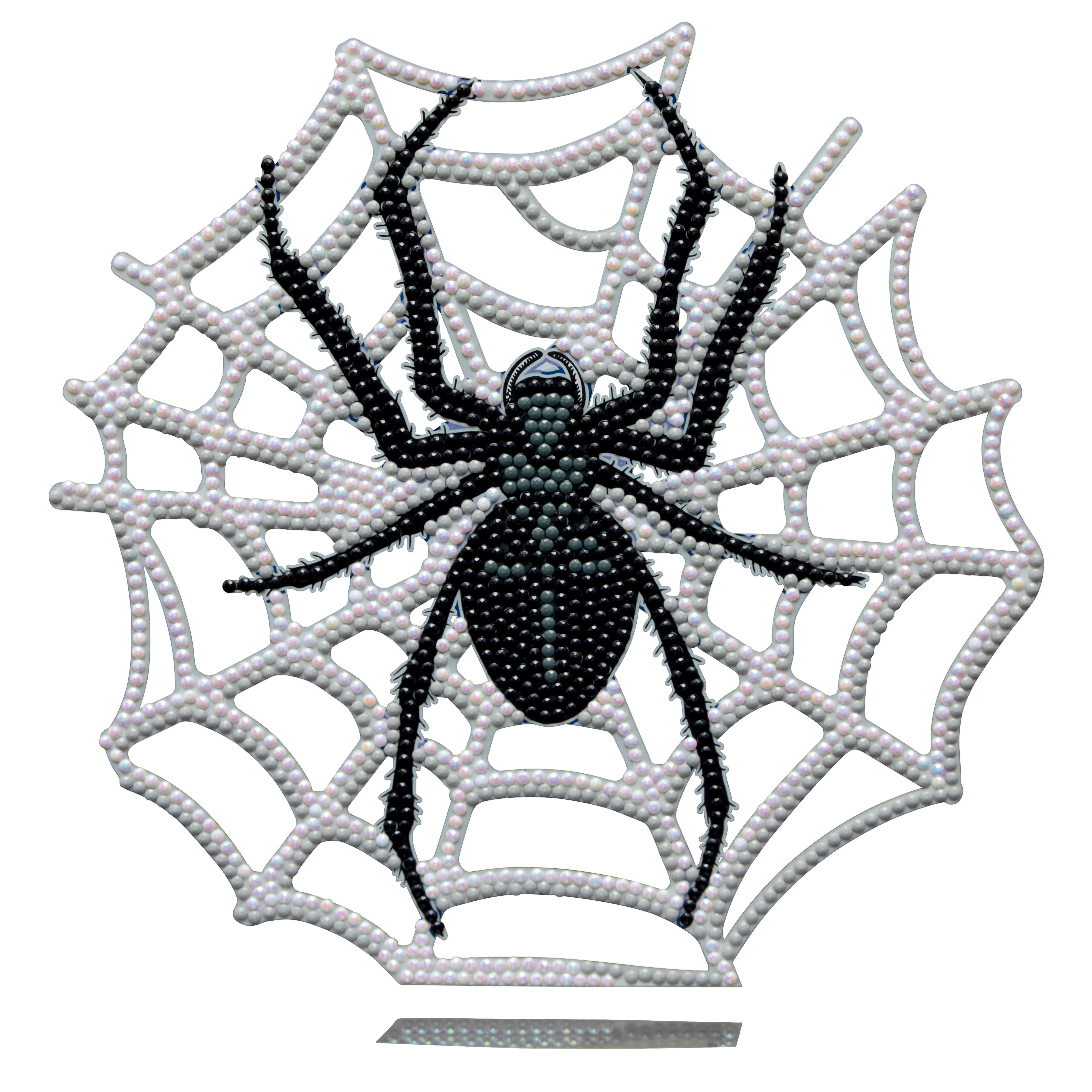 8" Spider Web Acrylic Surface Diamond Art Kit with Stand by Make Market®