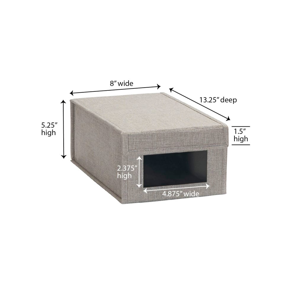 Household Essentials Drop Front Shoe Box