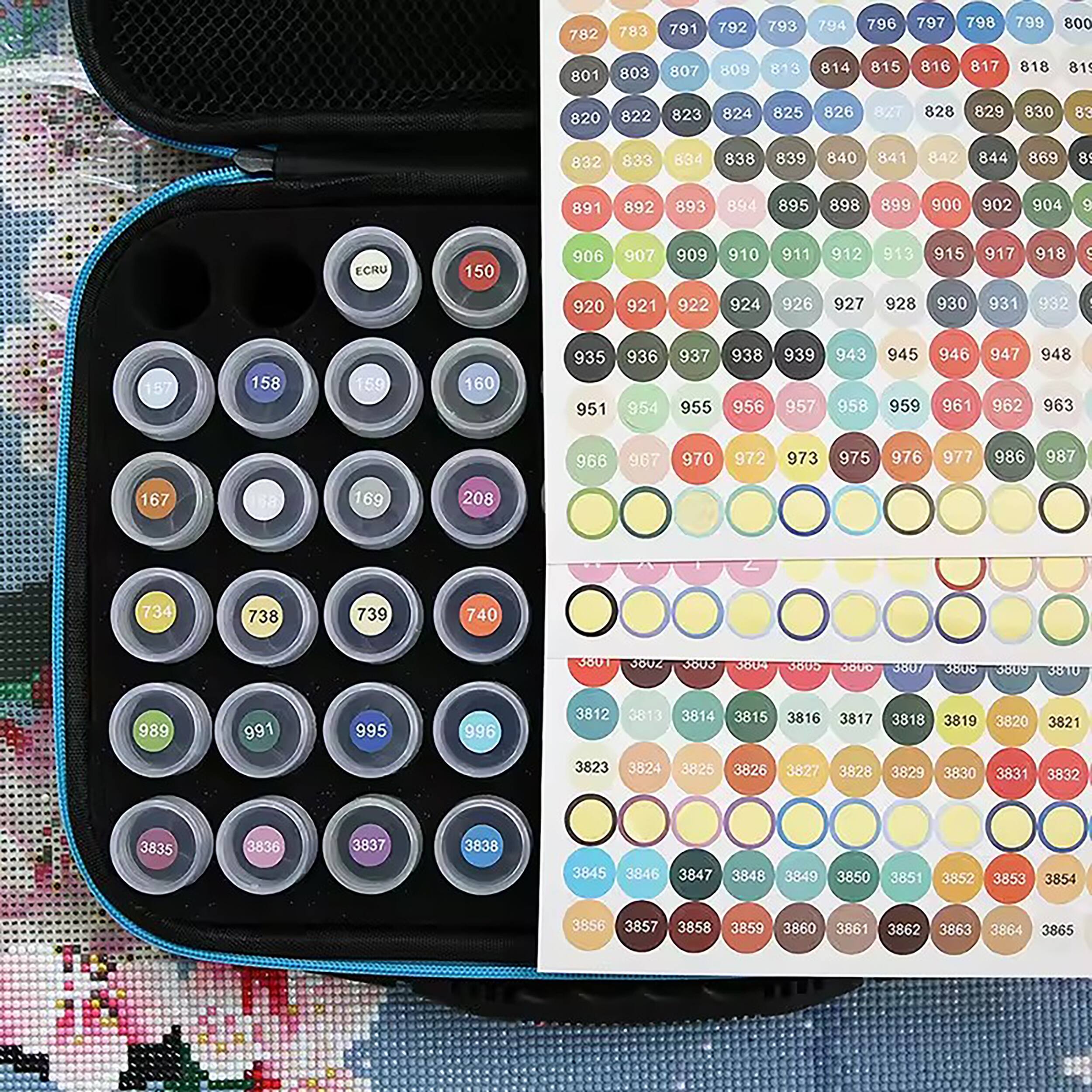 Sparkly Selections Diamond Painting DMC, Blank Stickers & Heart Wax Set