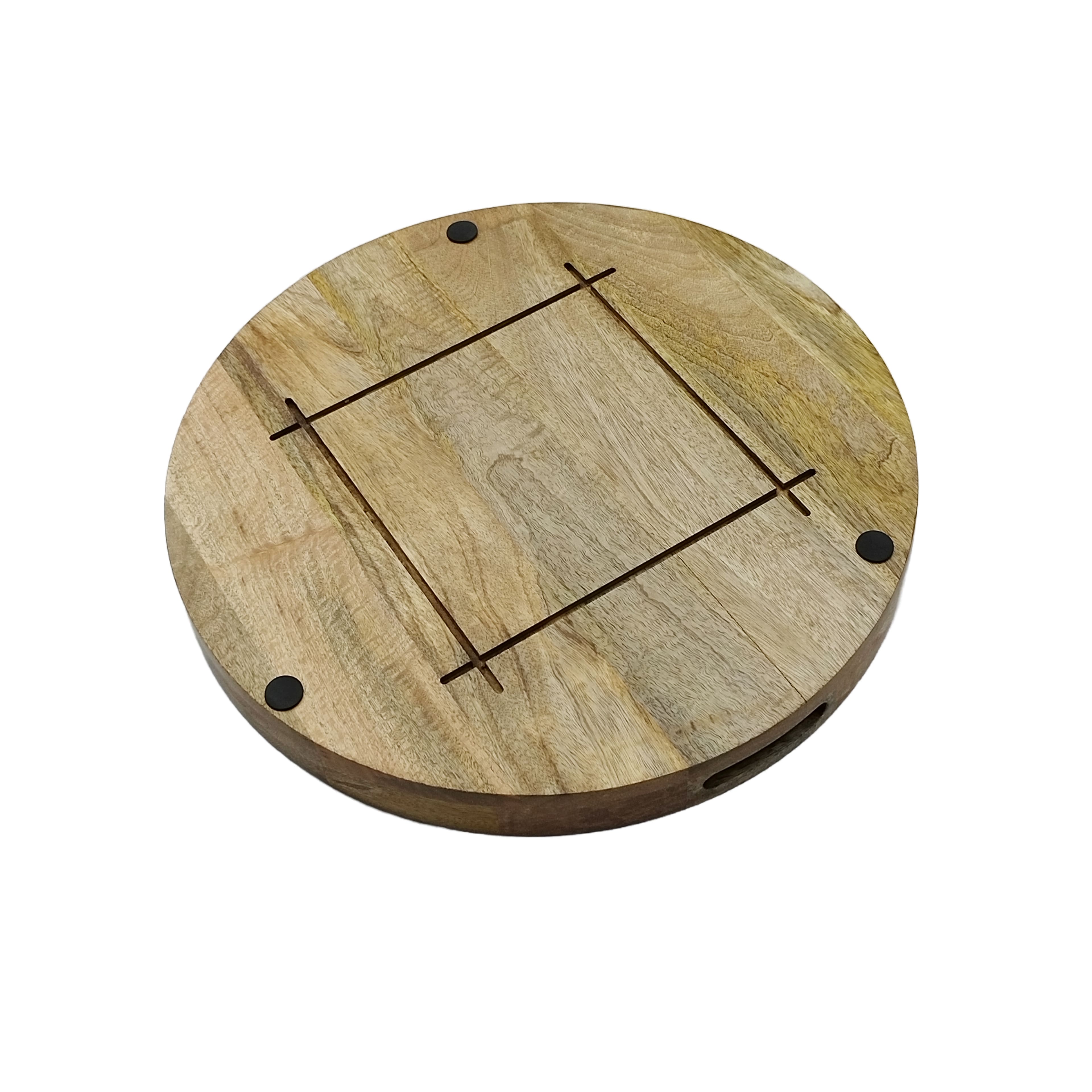 16" Mango Wood Decorative Tray by Ashland®