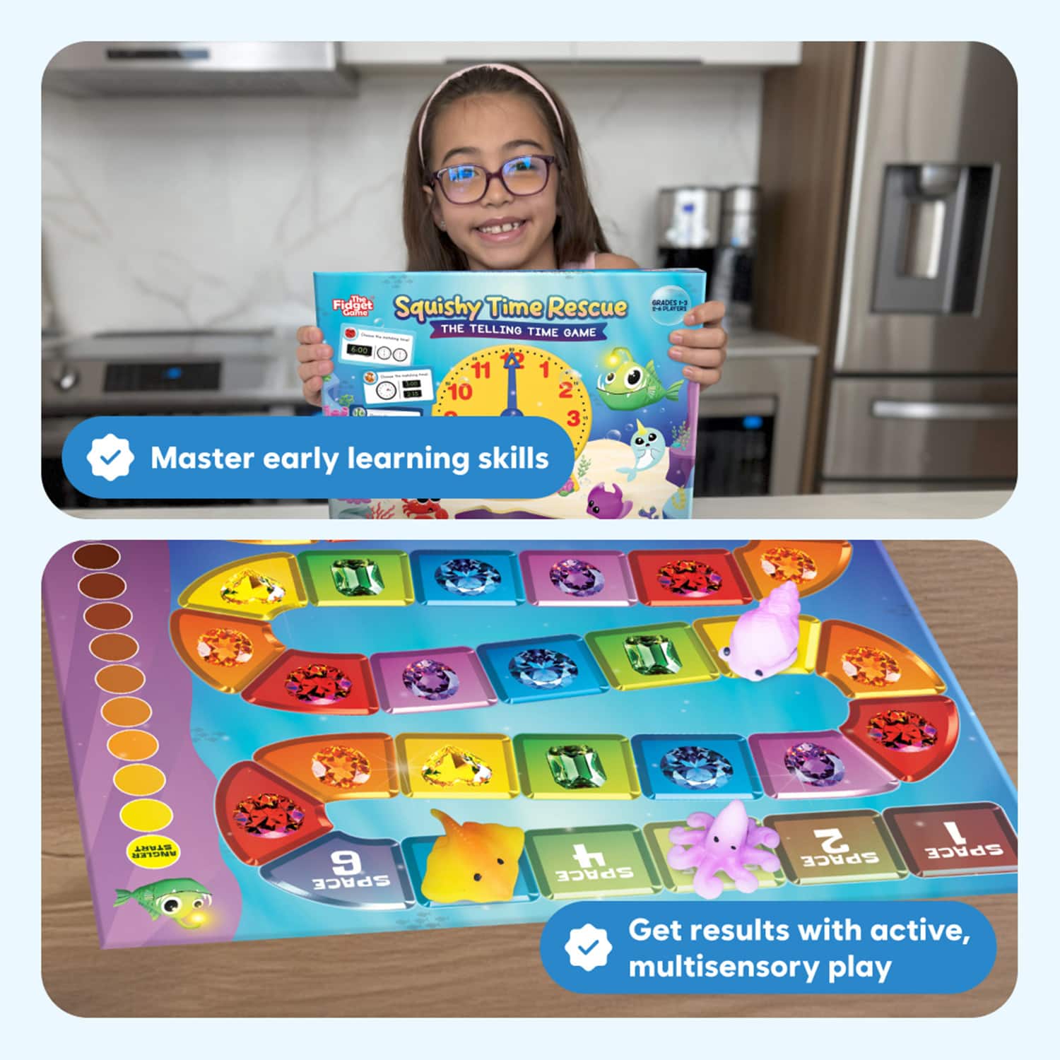 The Fidget Game Squishy Time Rescue Game Set