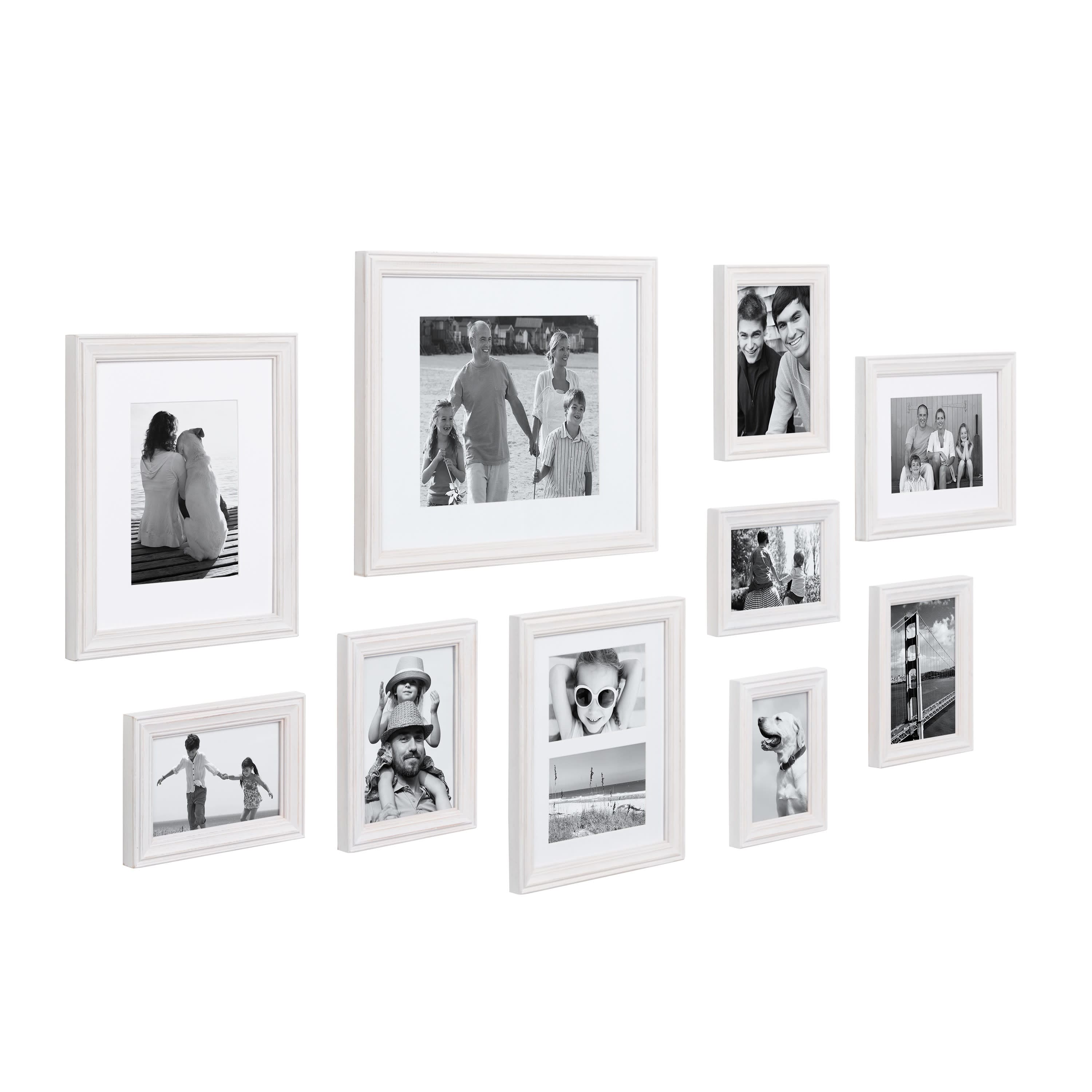 Kate and Laurel Bordeaux Gallery Wall Wood Picture Frames Set