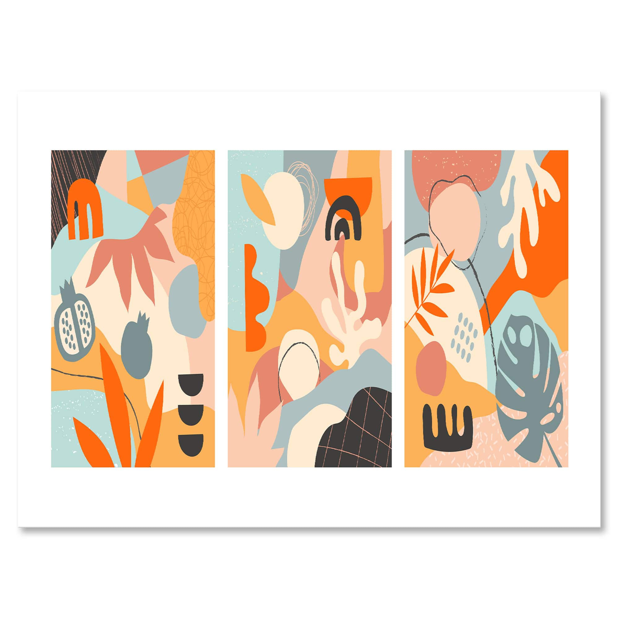 Designart - Minimalistic Compostion of Organic Shapes VII