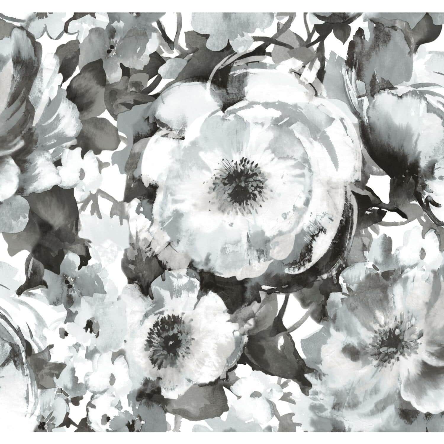 RoomMates Watercolor Floral Peel & Stick Wallpaper