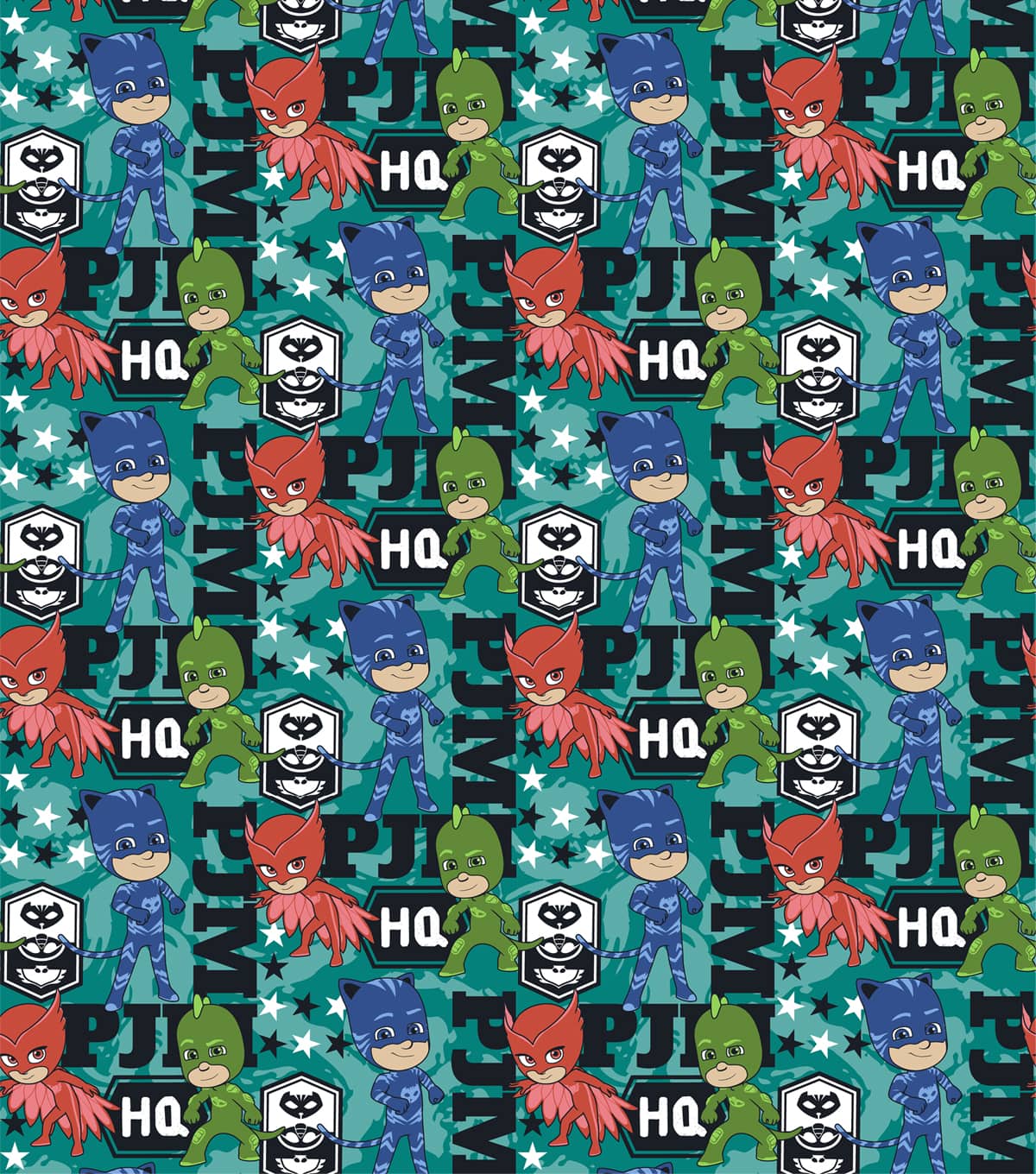 Eone Pj Masks HQ Cotton Fabric
