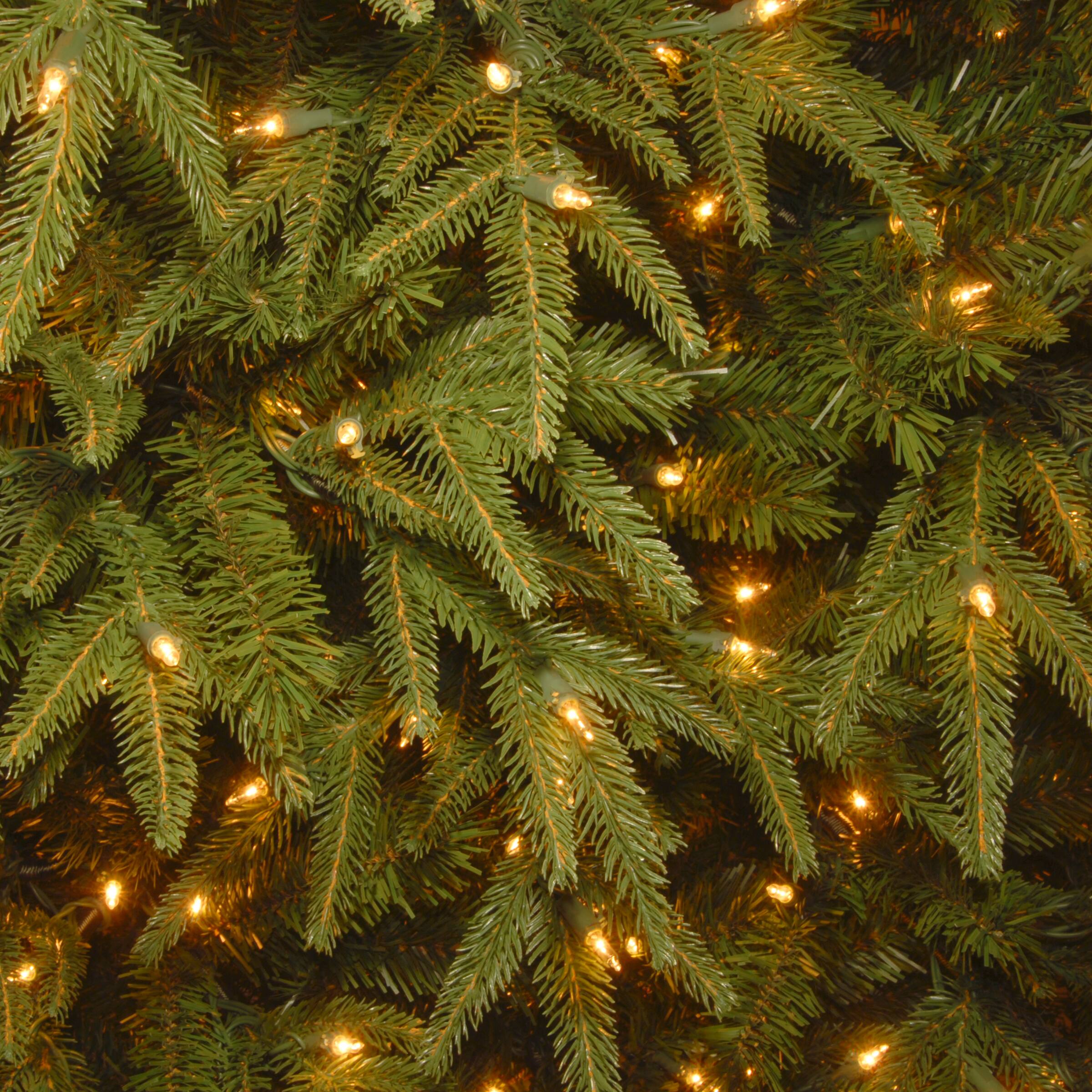 7.5ft. Pre-Lit Feel-Real® Northern Frasier Fir Artificial Christmas Tree, Clear Lights