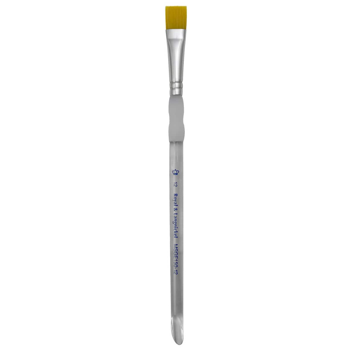 12 Pack: Royal & Langnickel® Soft-Grip™ Golden Taklon Short Handle Shader Brush