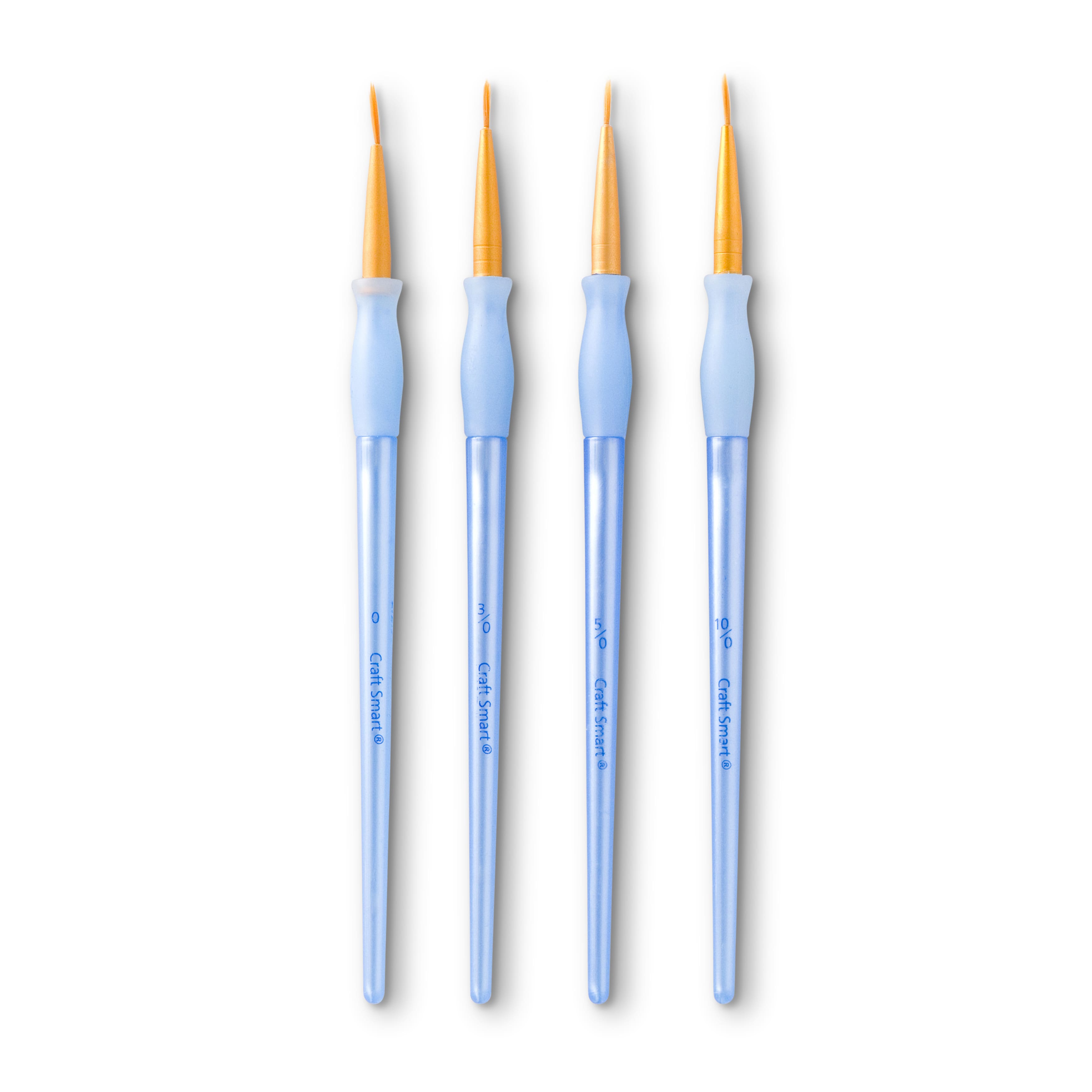 9 Packs: 4 ct. (36 total) Golden Taklon Liner Brush Set By Craft Smart®