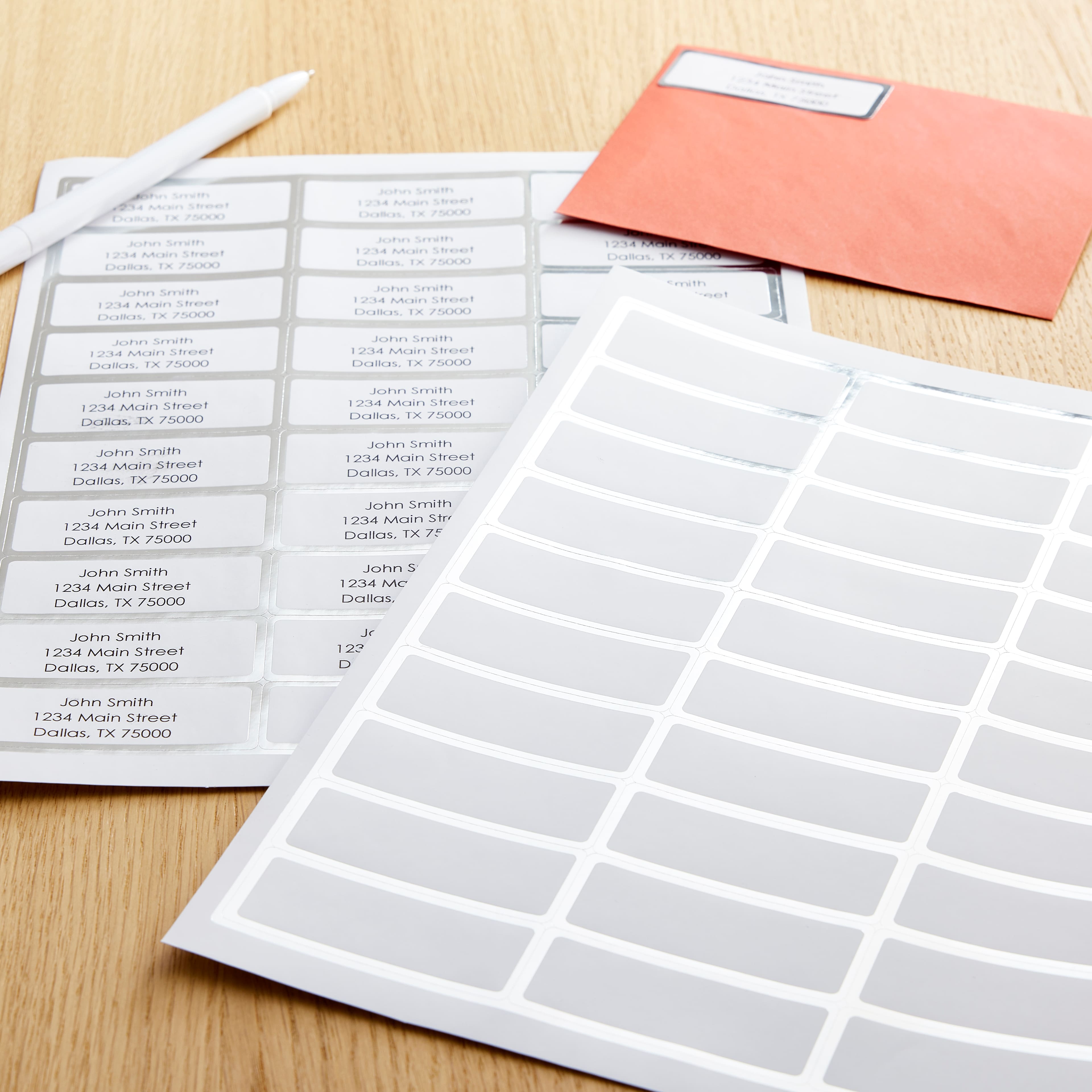 Silver Foil Address Label Stickers by Recollections™