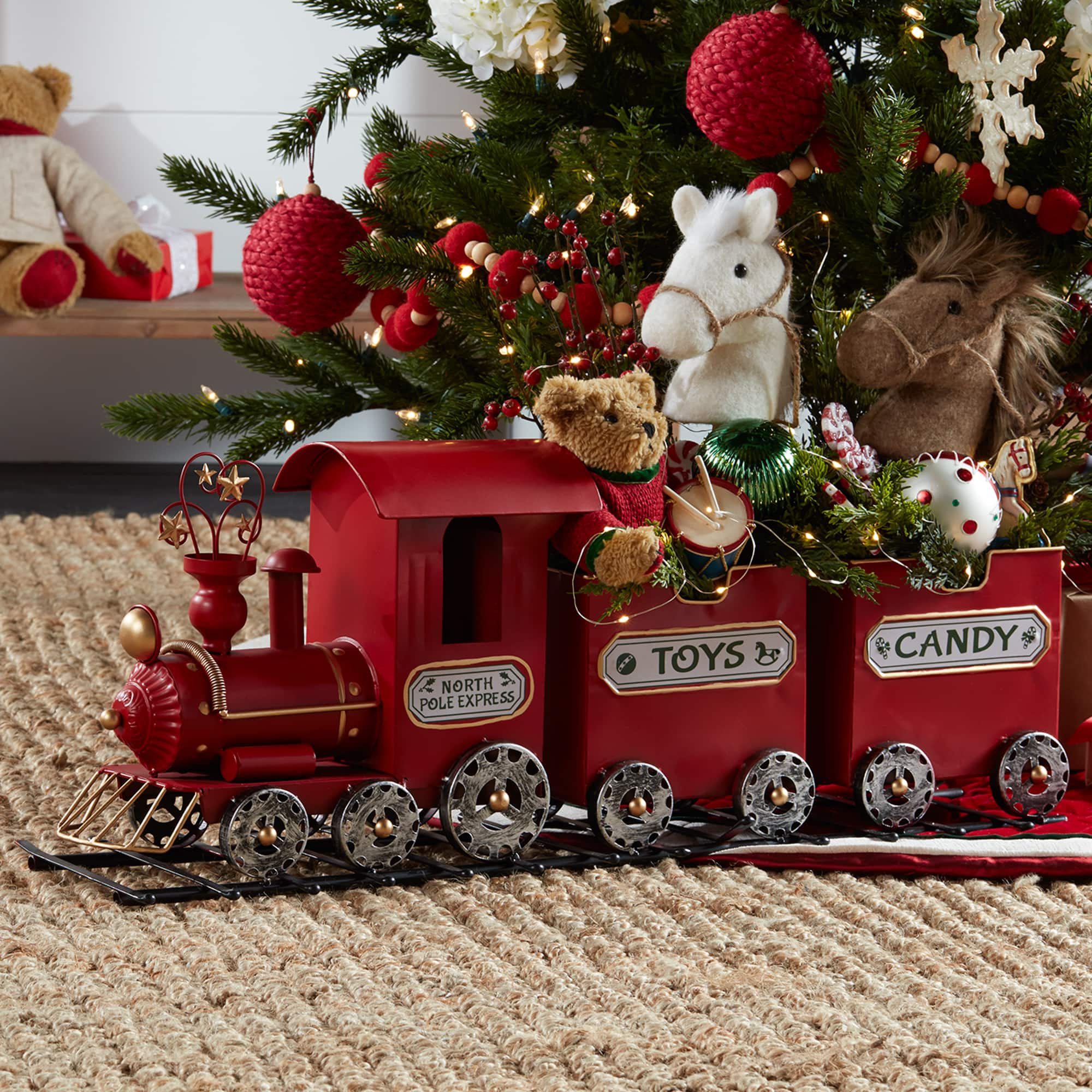 29.25" Toy Train on Track Display