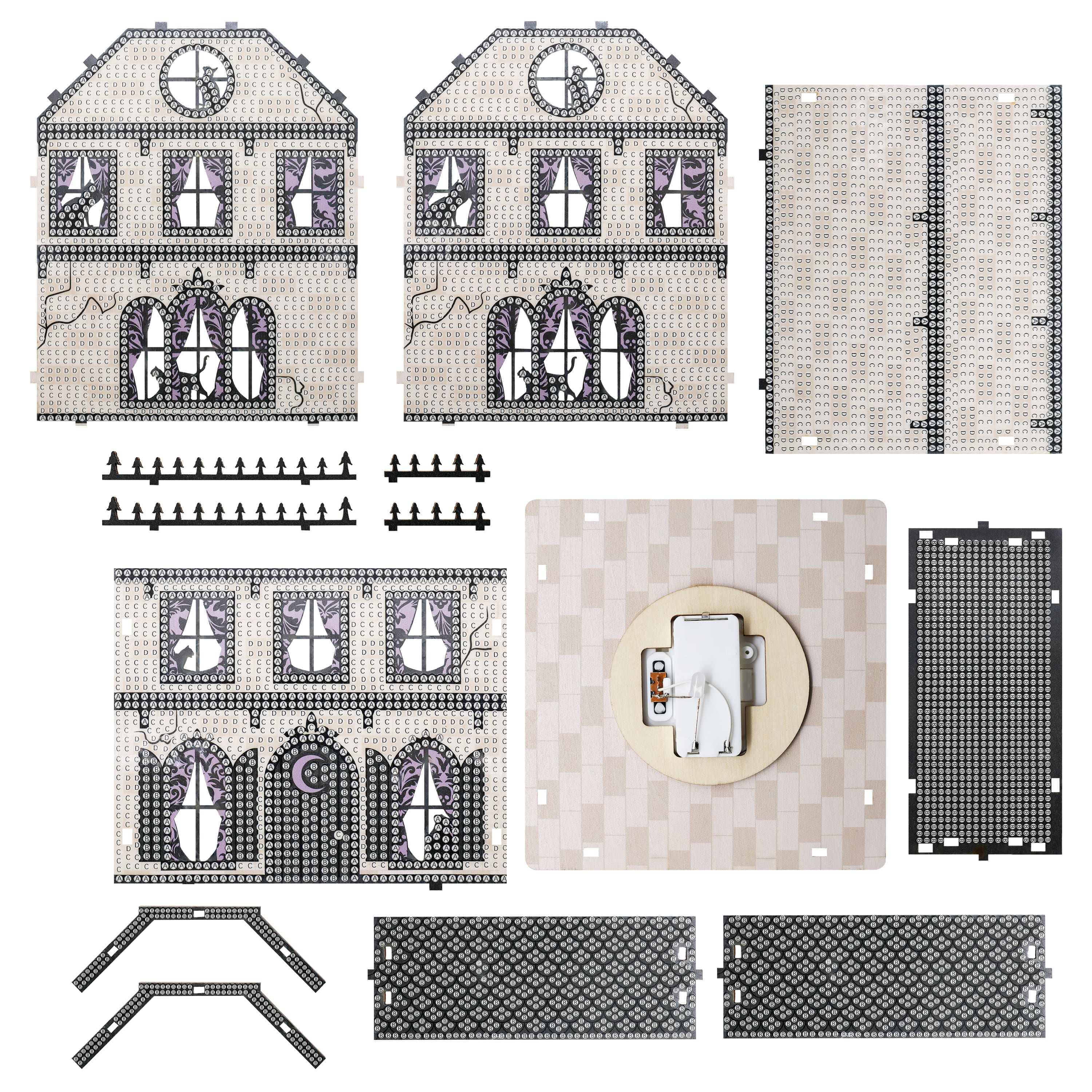 Haunted House 3D LED Diamond Art Kit by Make Market