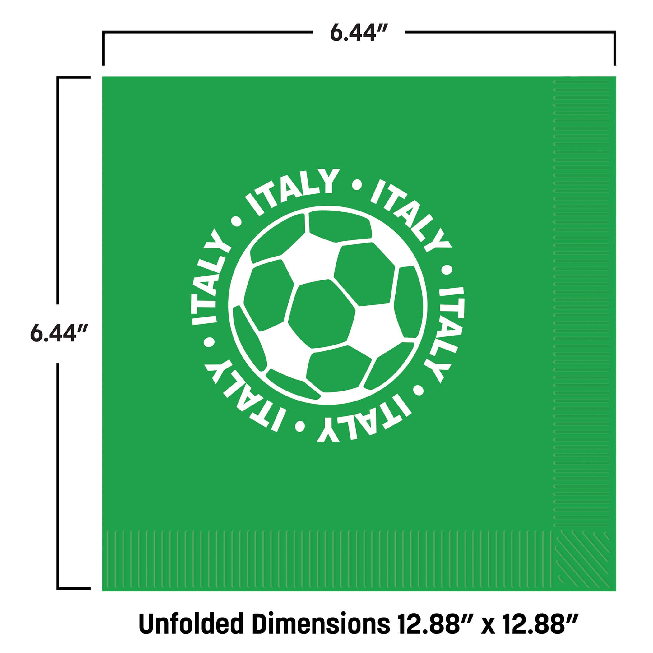 Italy Soccer Luncheon Napkins, 32ct.