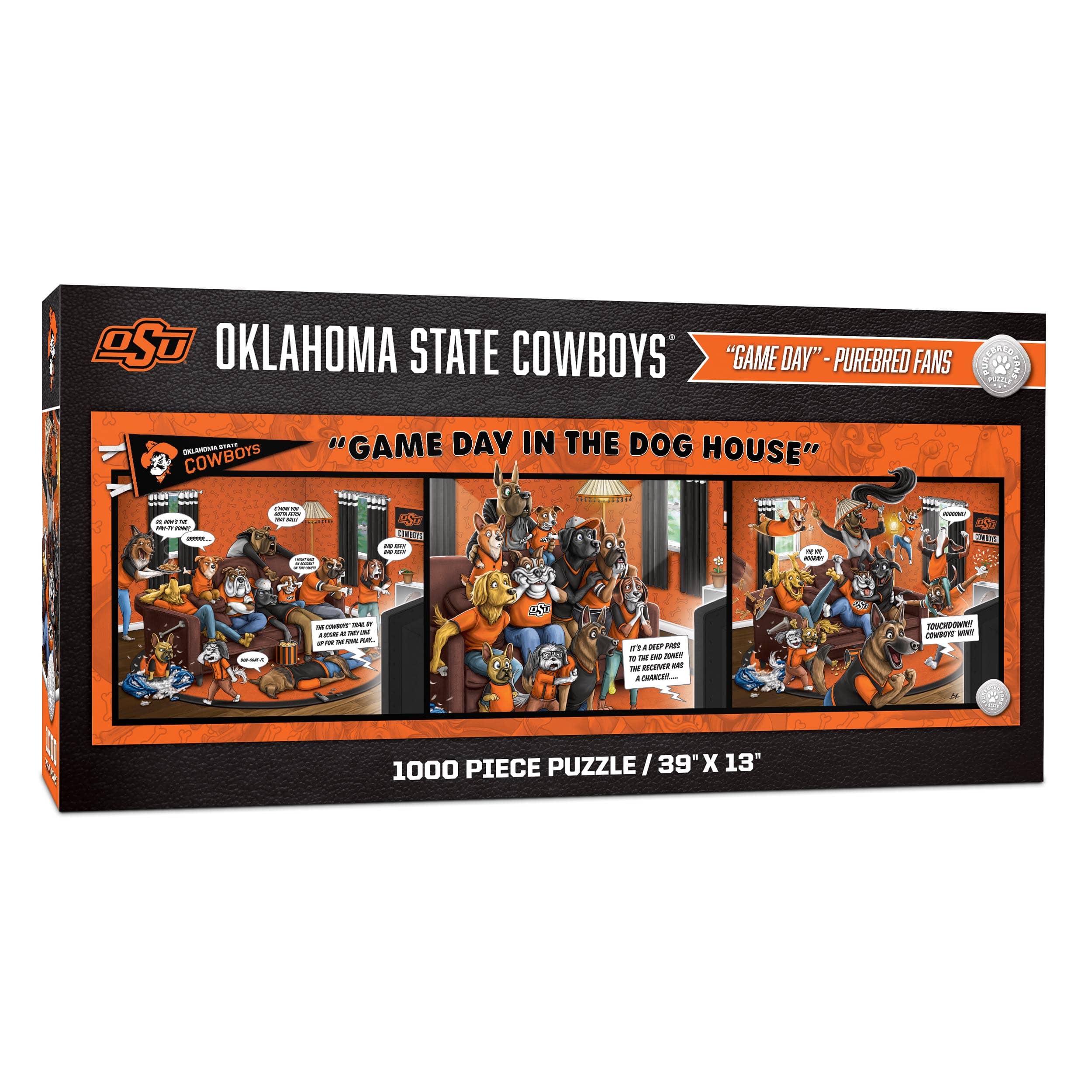 College Game Day in the Dog House 1,000 Piece Puzzle