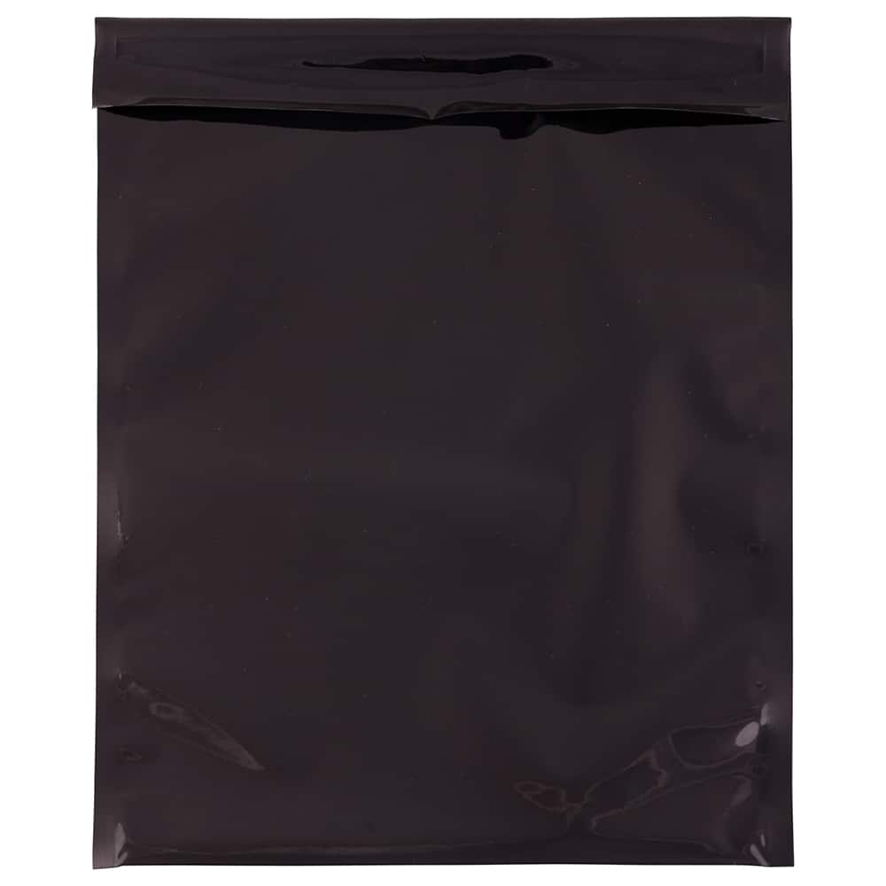 JAM Paper 10" x 13" Black Foil Self Adhesive Closure Envelopes, 25ct.