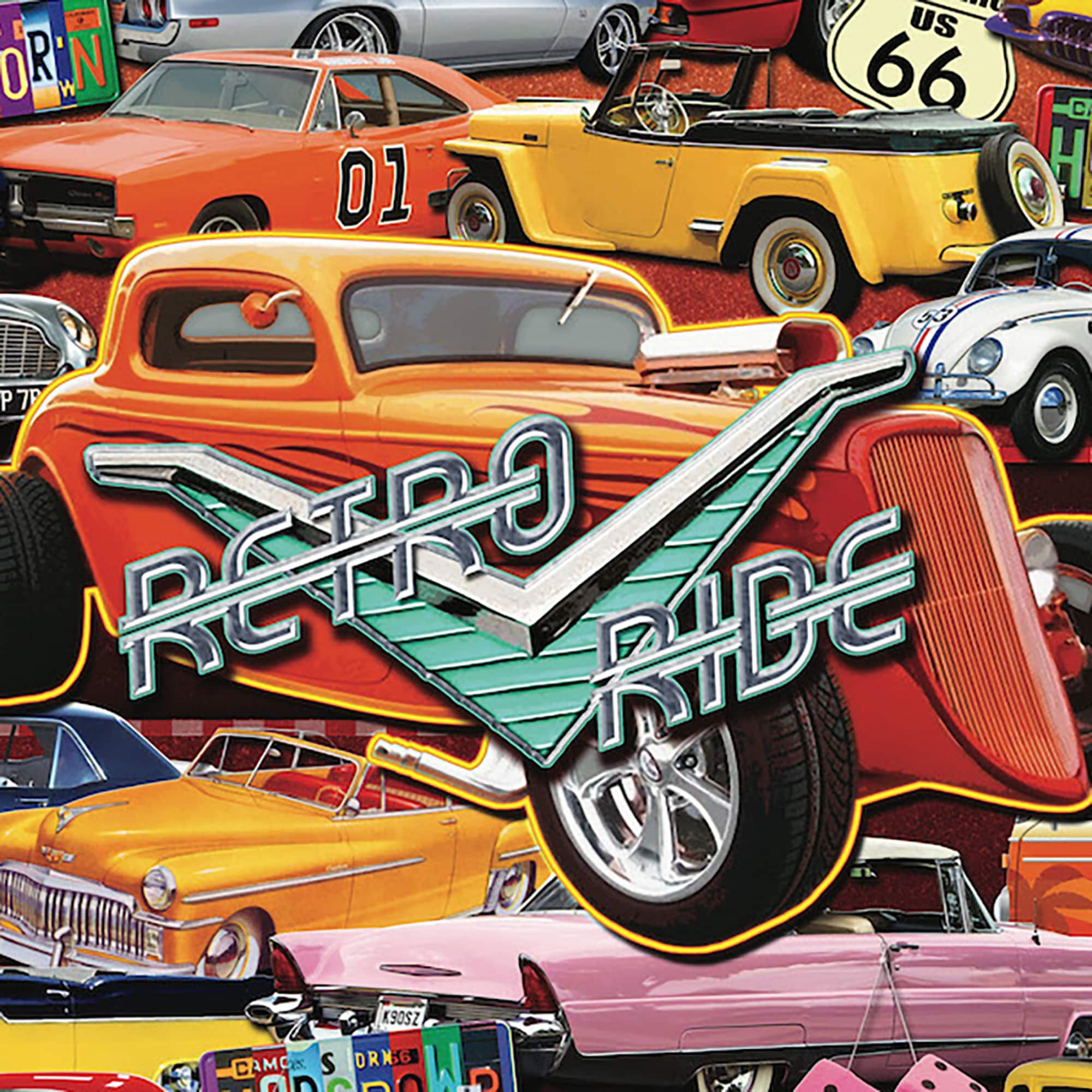 Hart Puzzles Boomer's Favorite Rides by Kate Ward Thacker 1,000 Piece Jigsaw Puzzle