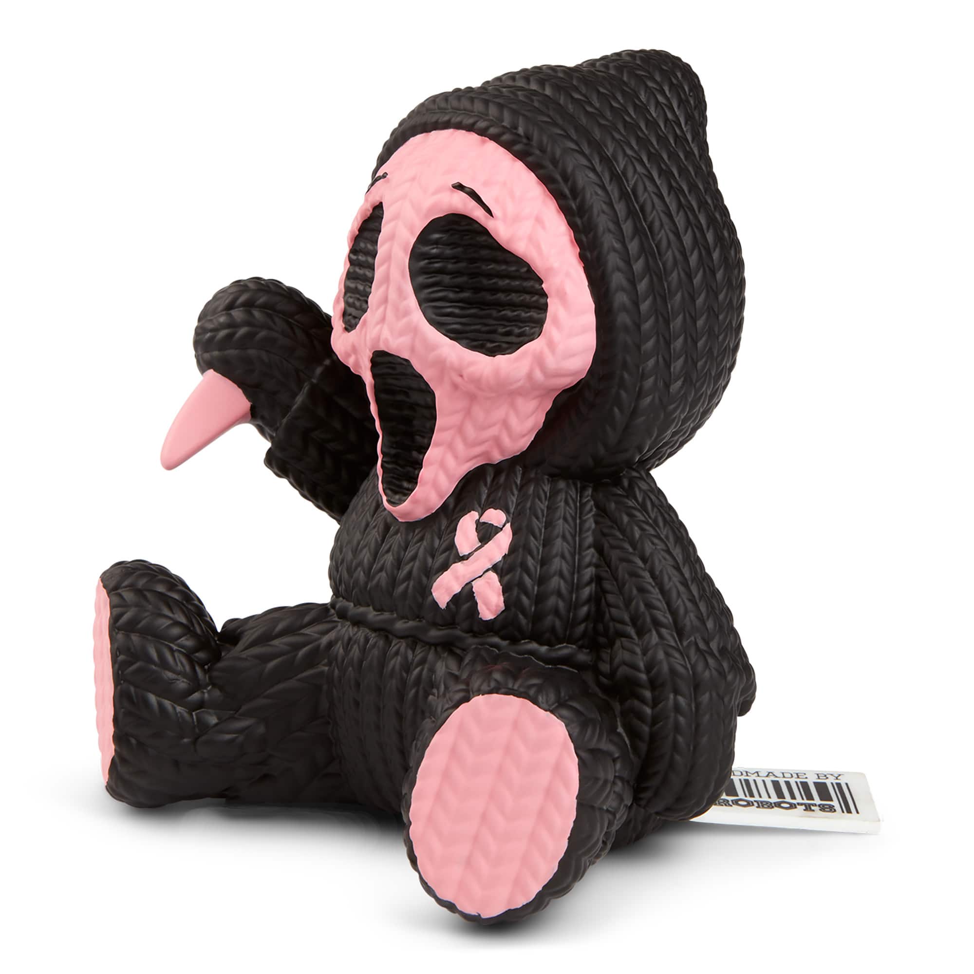 Handmade by Robots™ Black & Pink Ghost Face Vinyl Figure