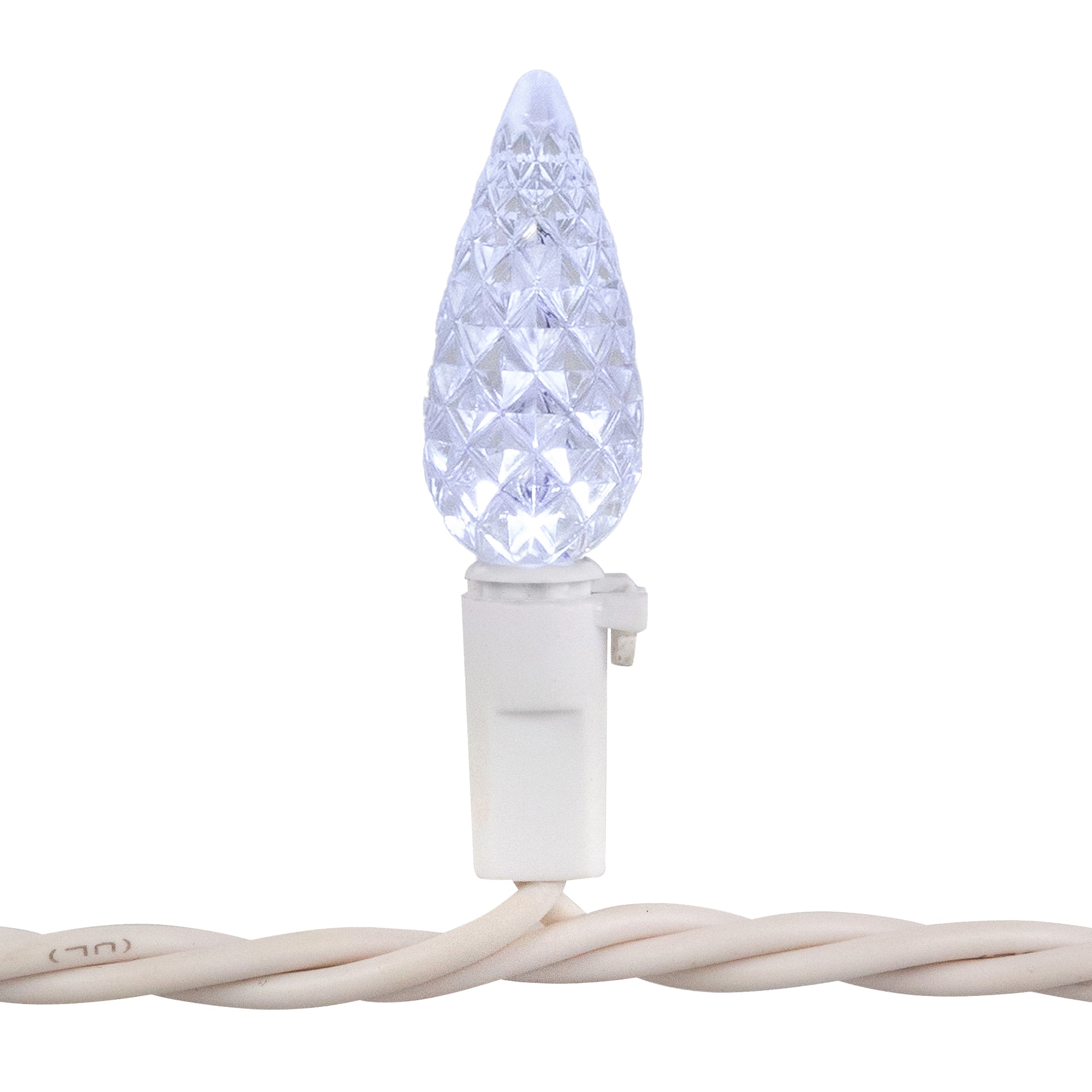 16.5ft. Patriotic LED C6 Faceted Christmas Light Set