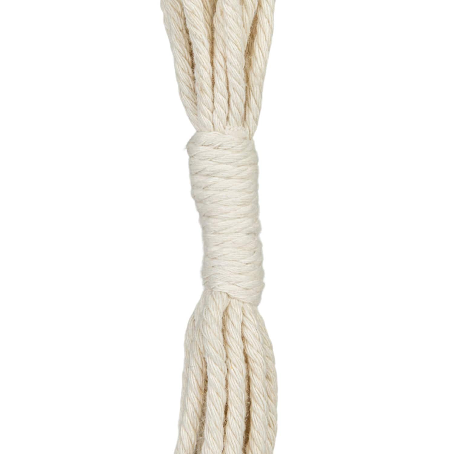 Hello Honey® 57" Natural Cotton Macrame Plant Hanger