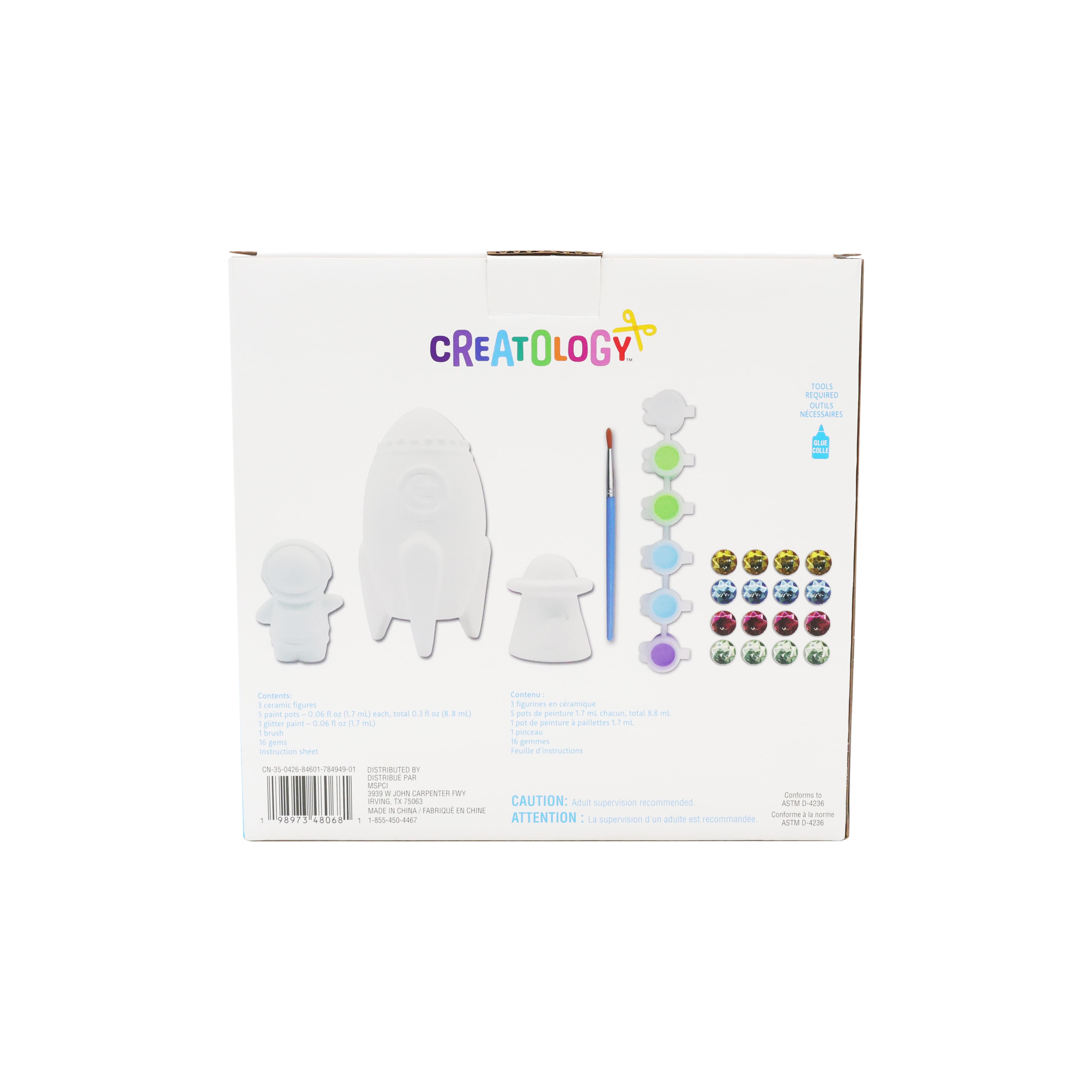 3D Ceramic Rocket Playset Painting Kit by Creatology™
