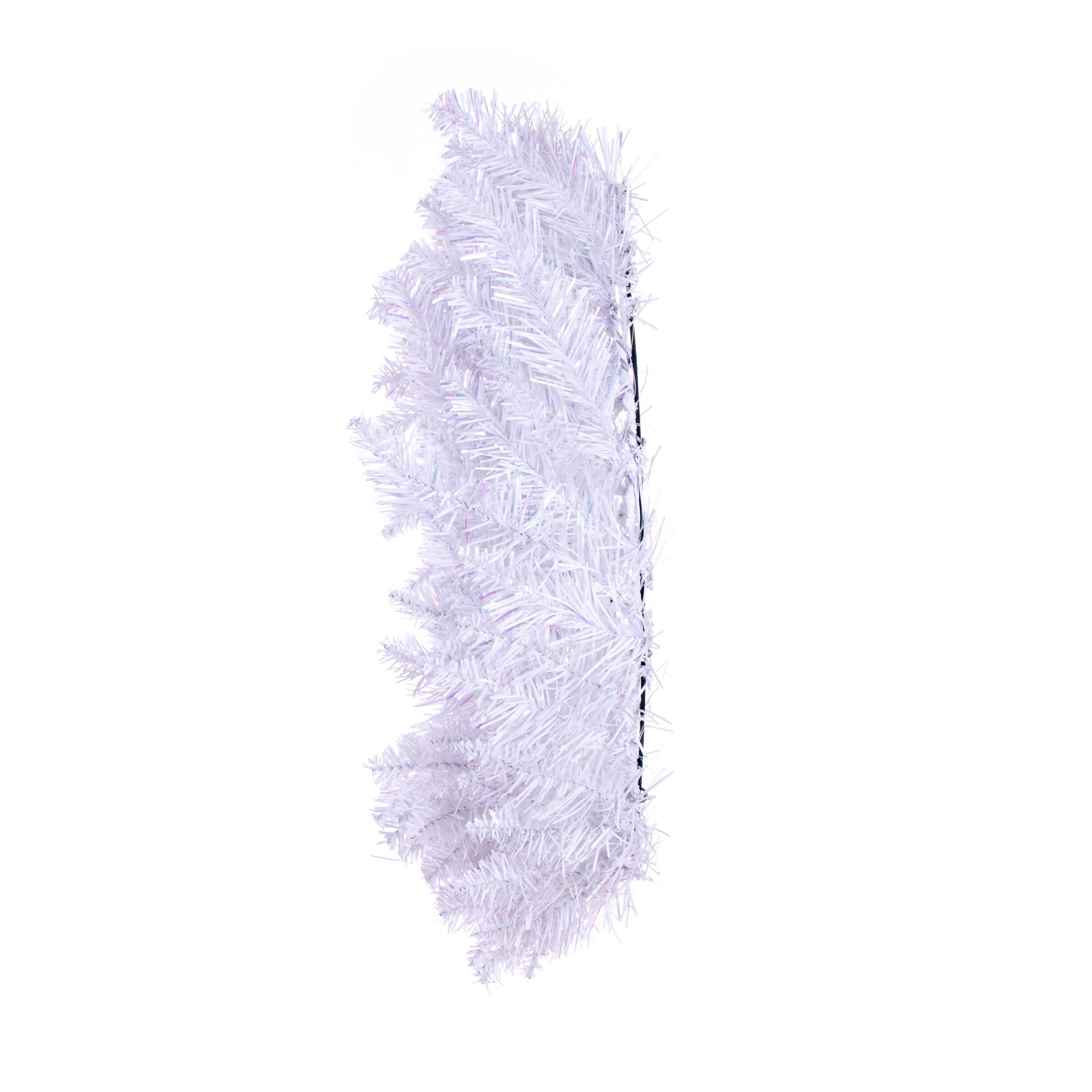 24" Sparkle White Spruce Wreath