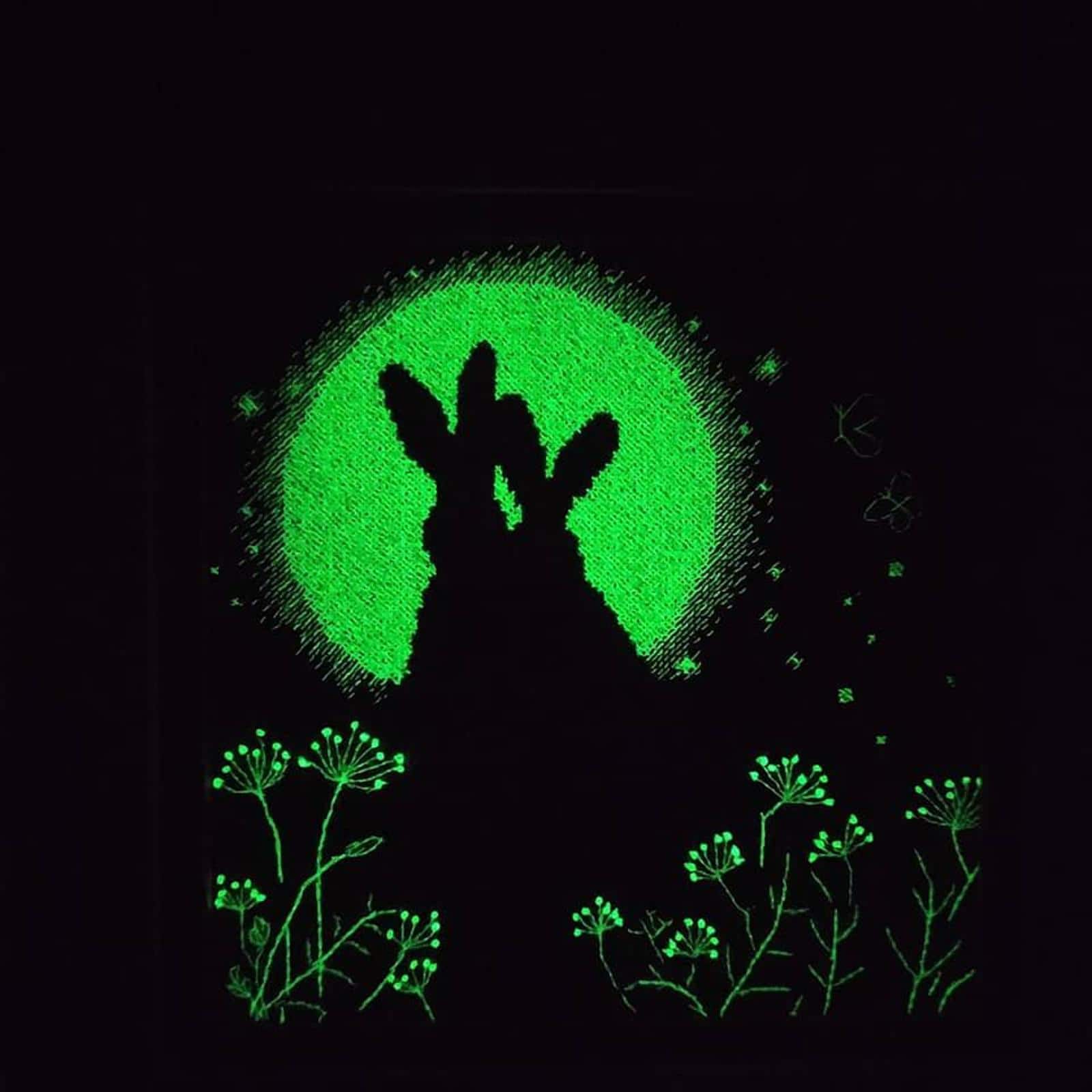 Charivna Mit Cross Stitch Kit Moon Hares