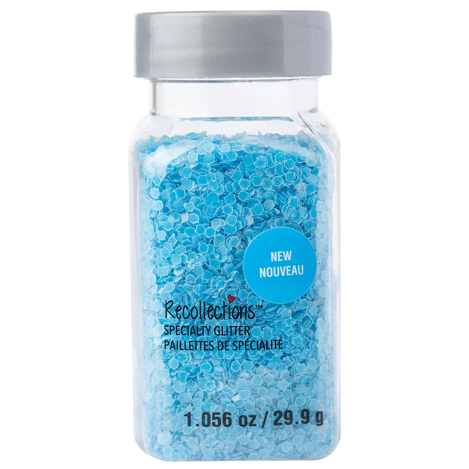 12 Pack: Glow-in-the-Dark Hexagon Specialty Glitter by Recollections™