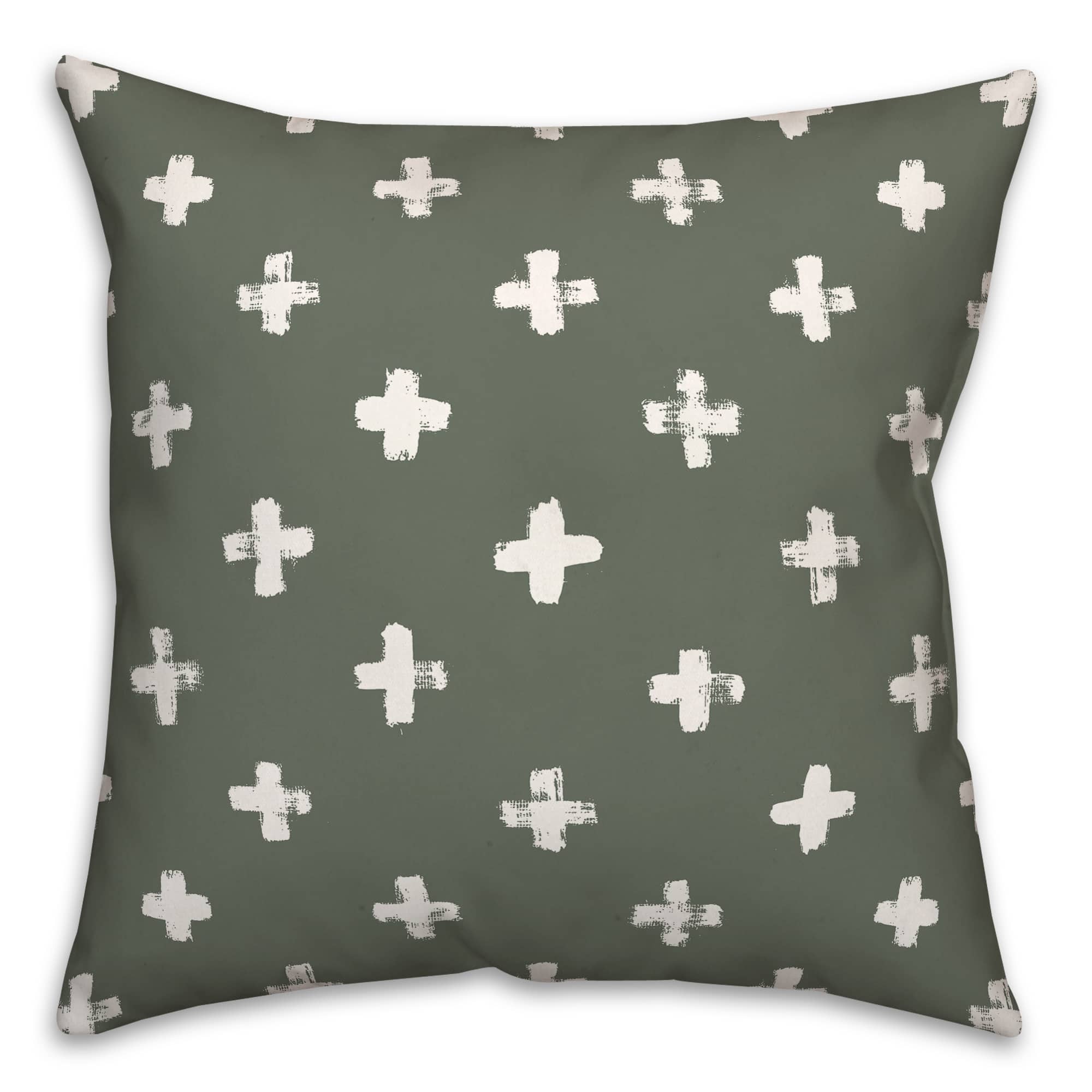 Crosses Indoor/Outdoor Pillow