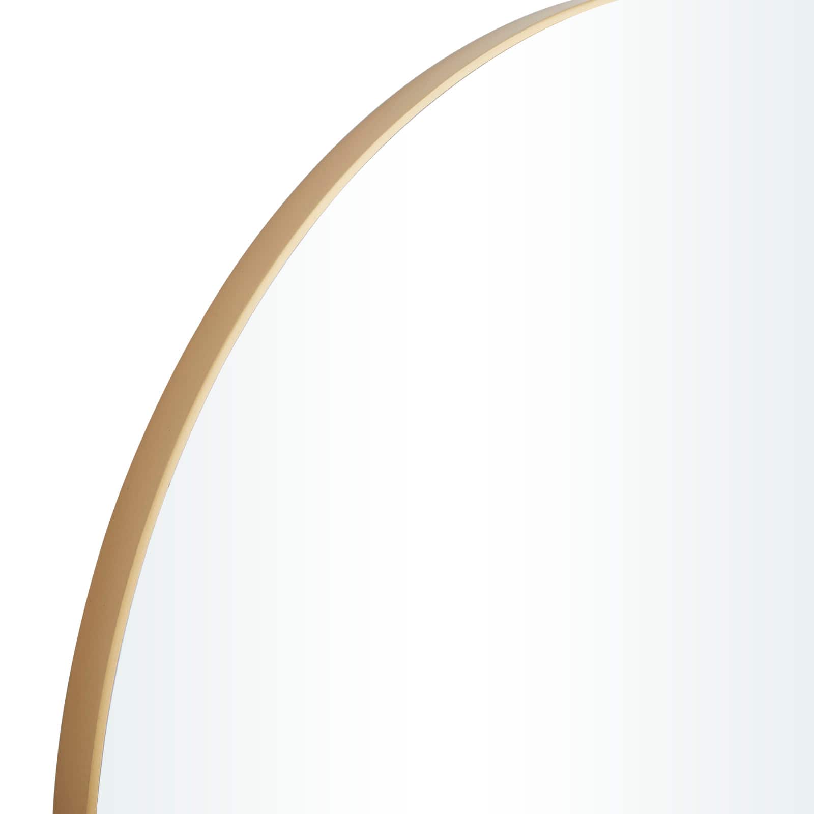 Gold Contemporary Wall Mirror, 36" x 1" x 36"