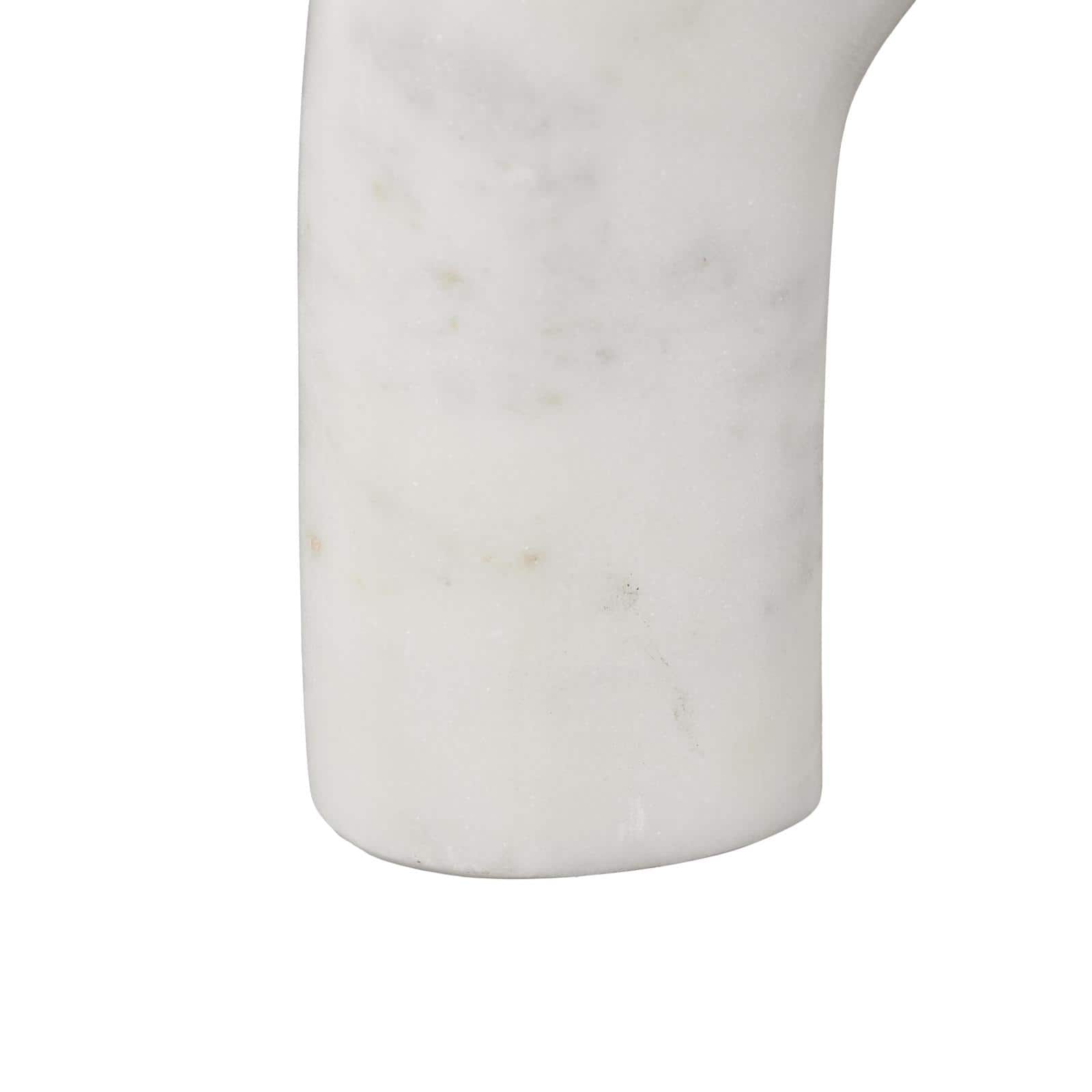 White Marble Abstract Arched Sculptures, 3ct.