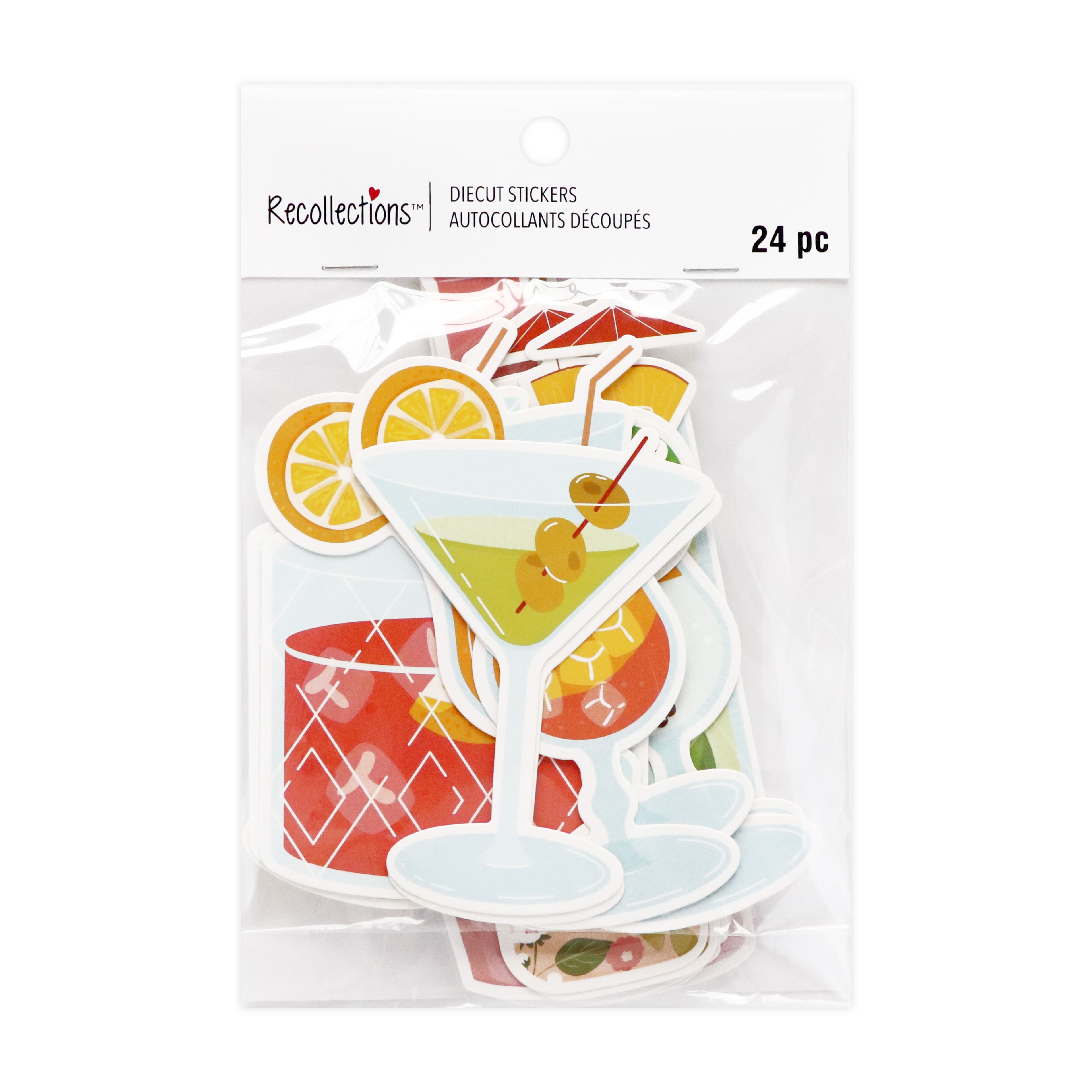 Cocktail Drinks Die Cut Stickers by Recollections™