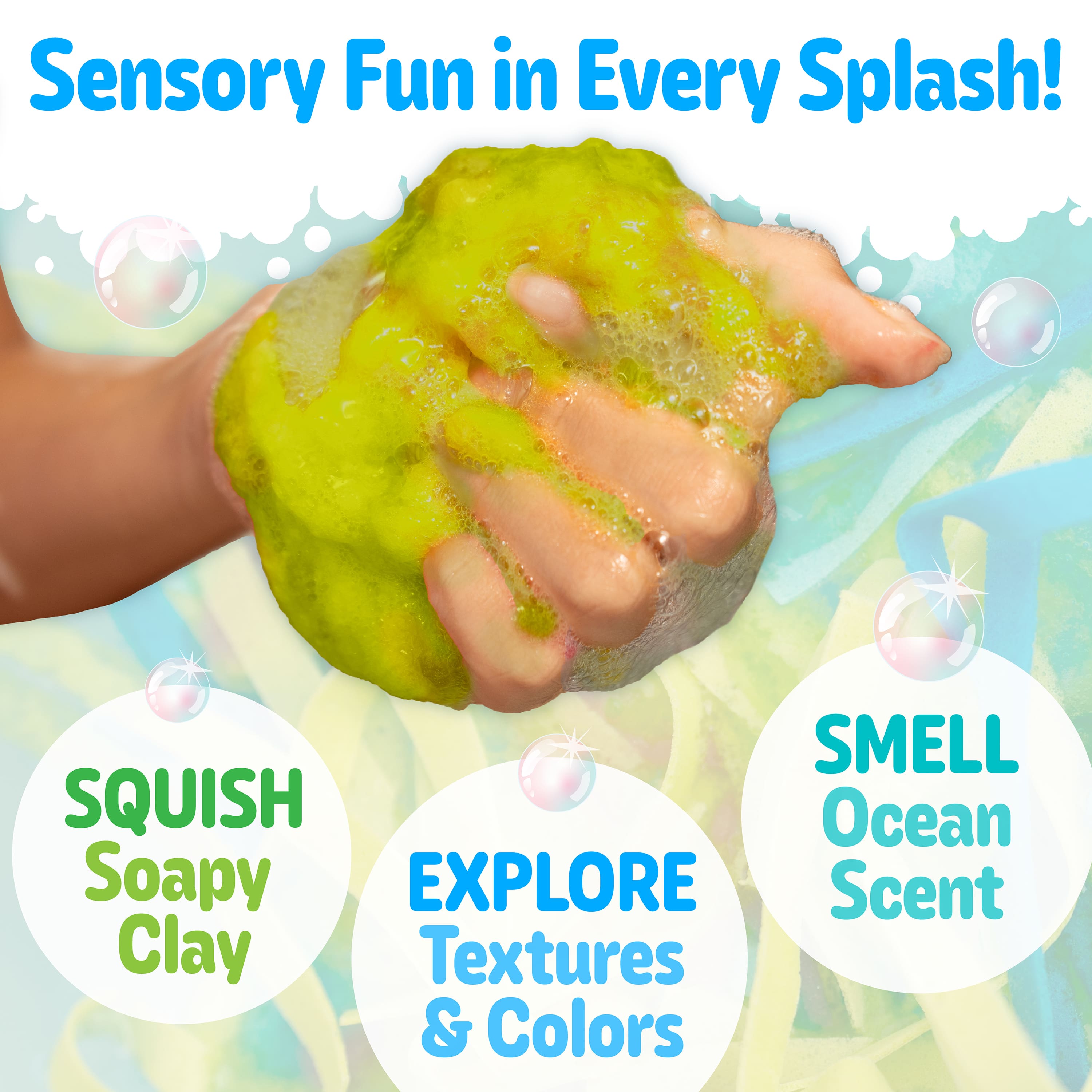 Creativity for Kids® Soap Noodles Nibbles the Shark Bathtub Kit