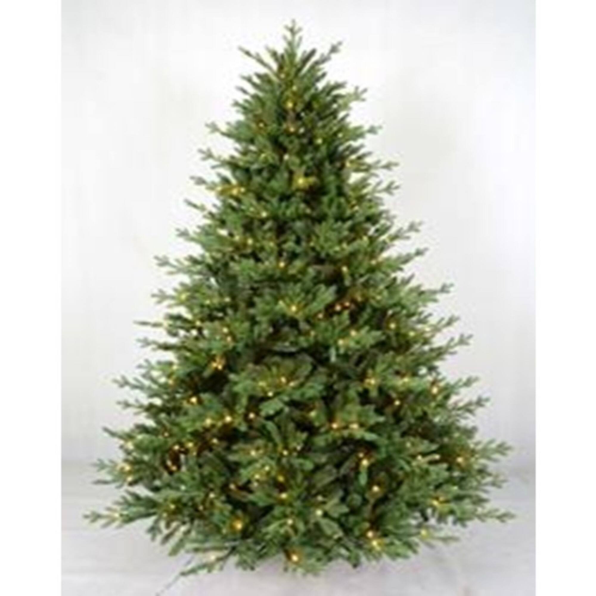 9ft. Pre-Lit Real Touch™ Cumberland Pine Artificial Christmas Tree, Warm White LED Lights